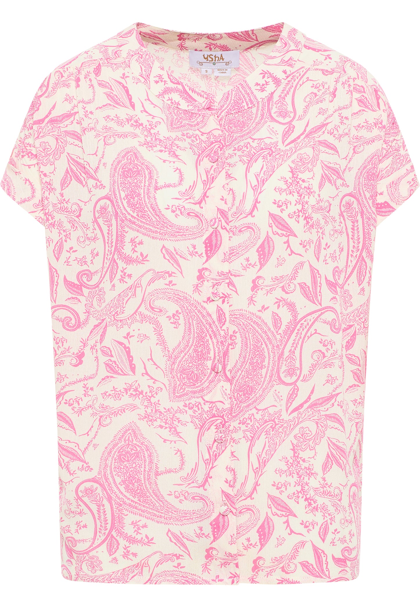 usha FESTIVAL Women's Short Sleeve Blouse