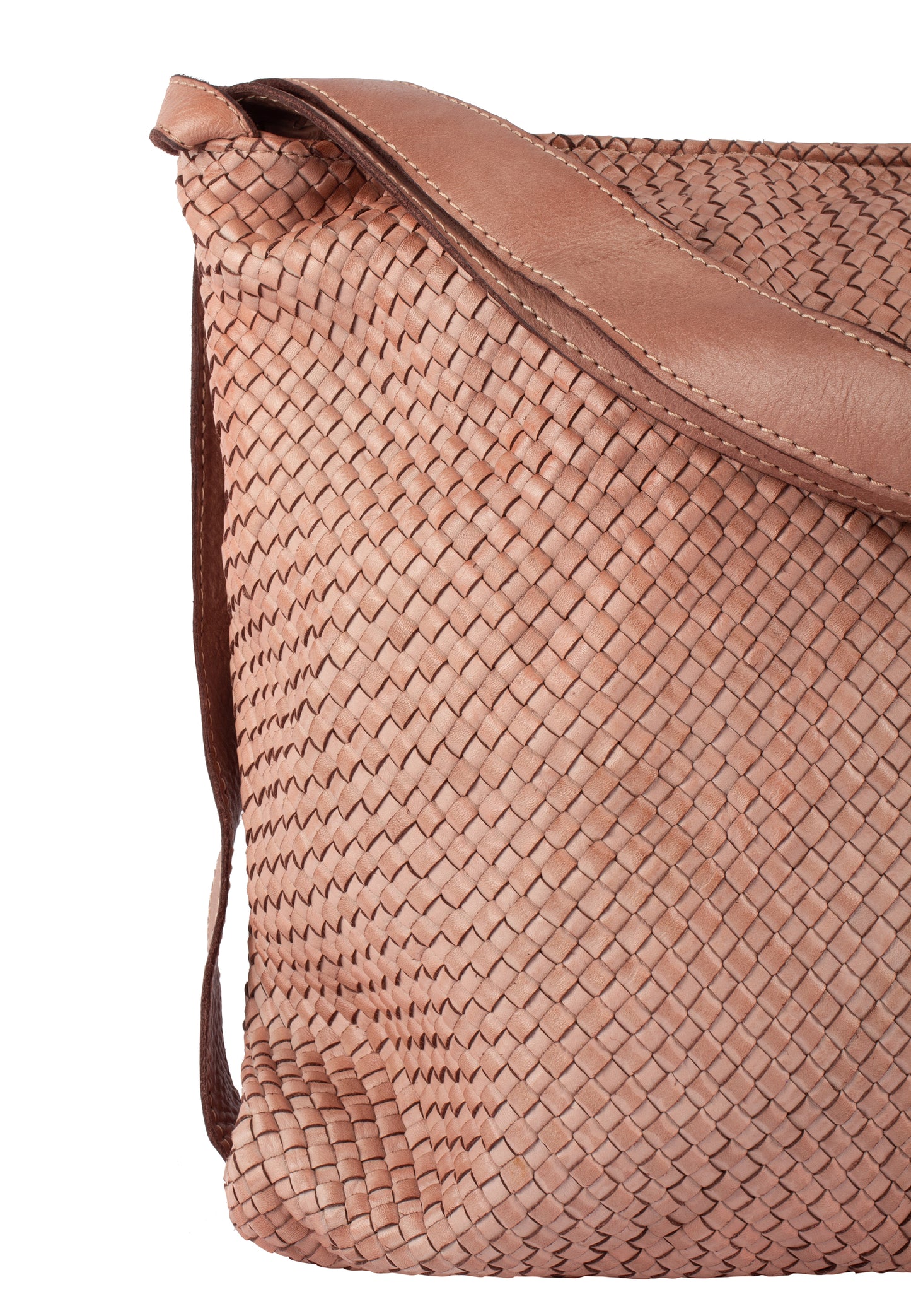 usha FESTIVAL Women's Braided Leather Bag