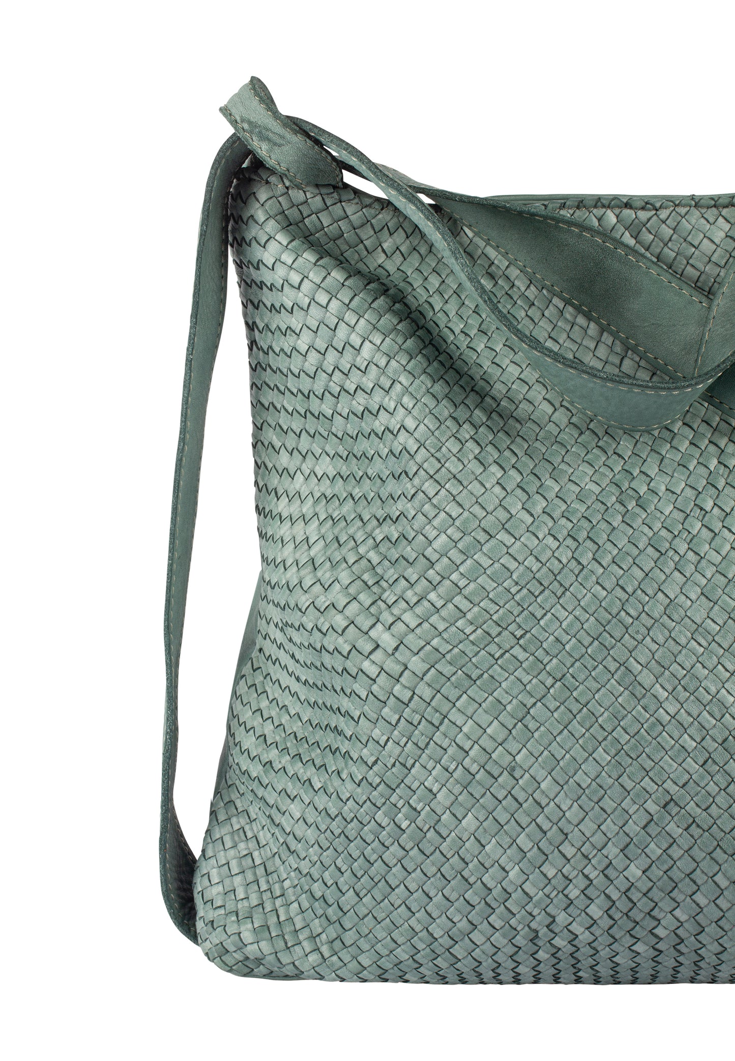 usha FESTIVAL Women's Braided Leather Bag