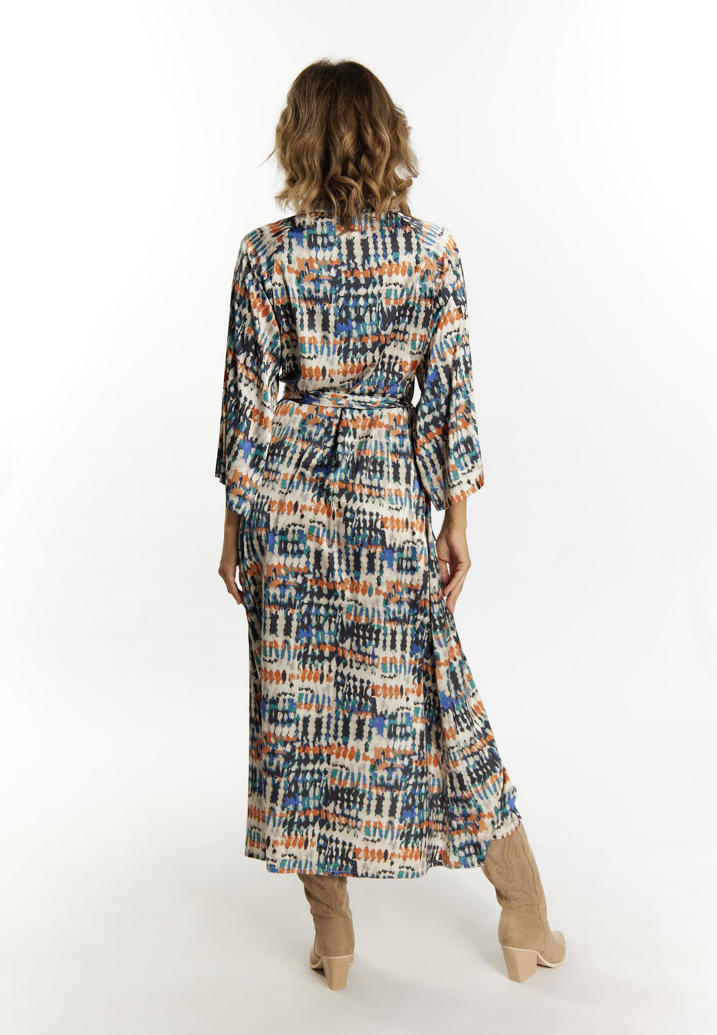 usha FESTIVAL Women's Wrap Dress