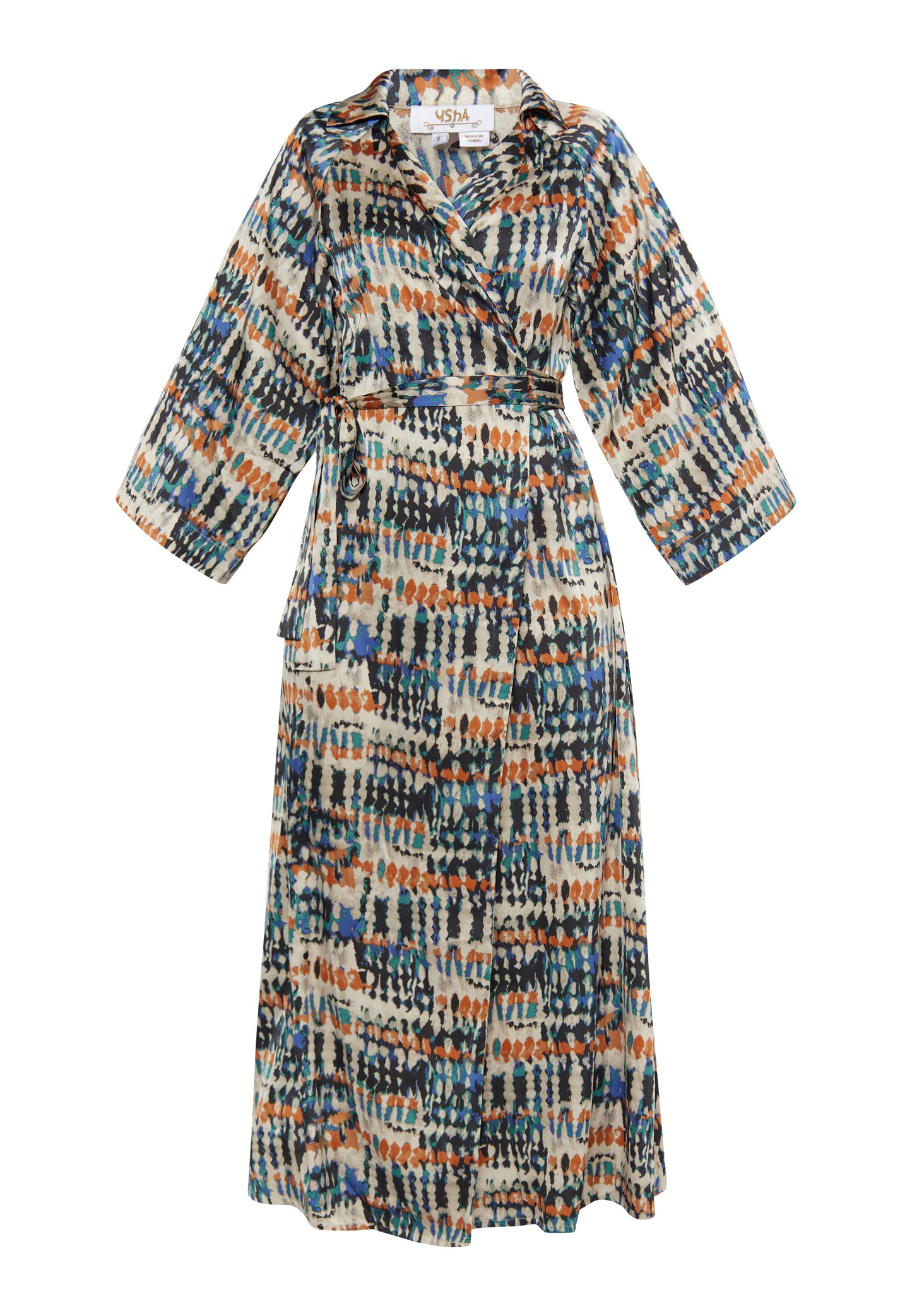usha FESTIVAL Women's Wrap Dress
