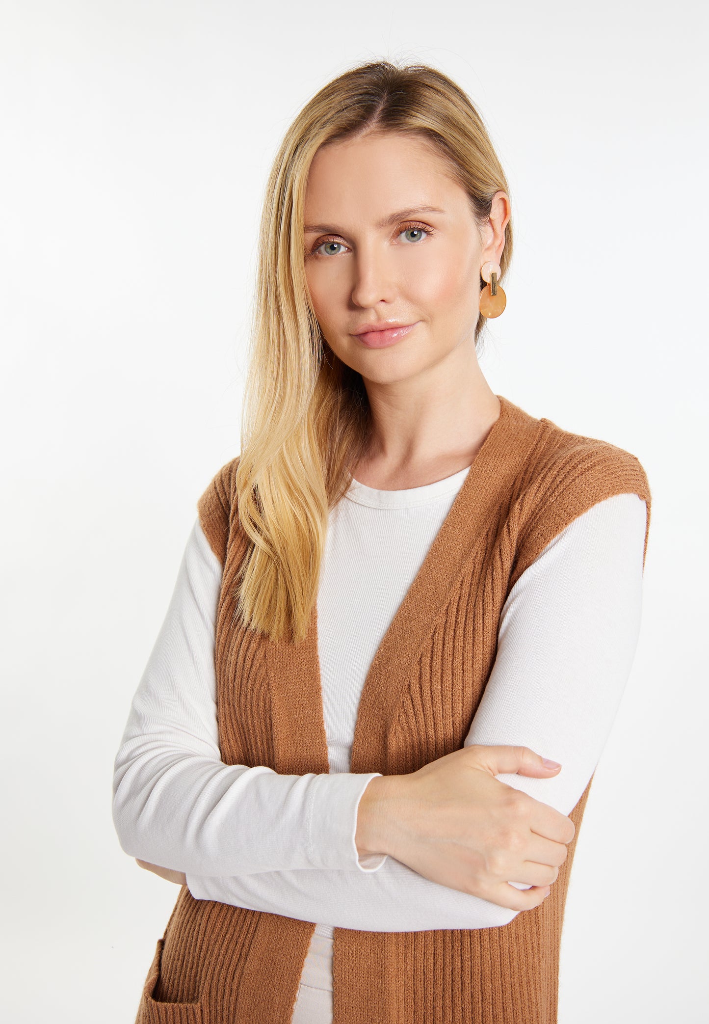 usha WHITE LABEL Women's Knitted Vest