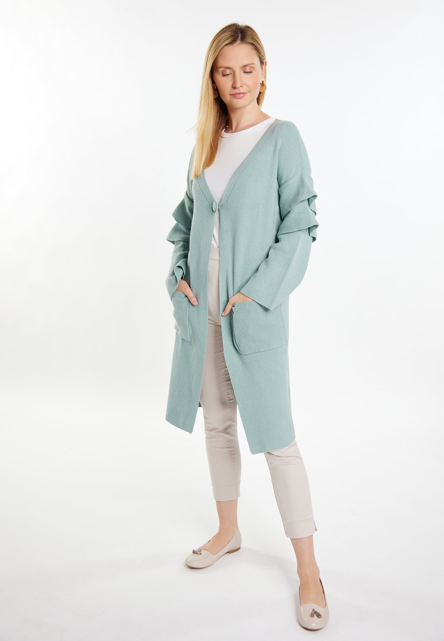 usha WHITE LABEL Women's Cardigan