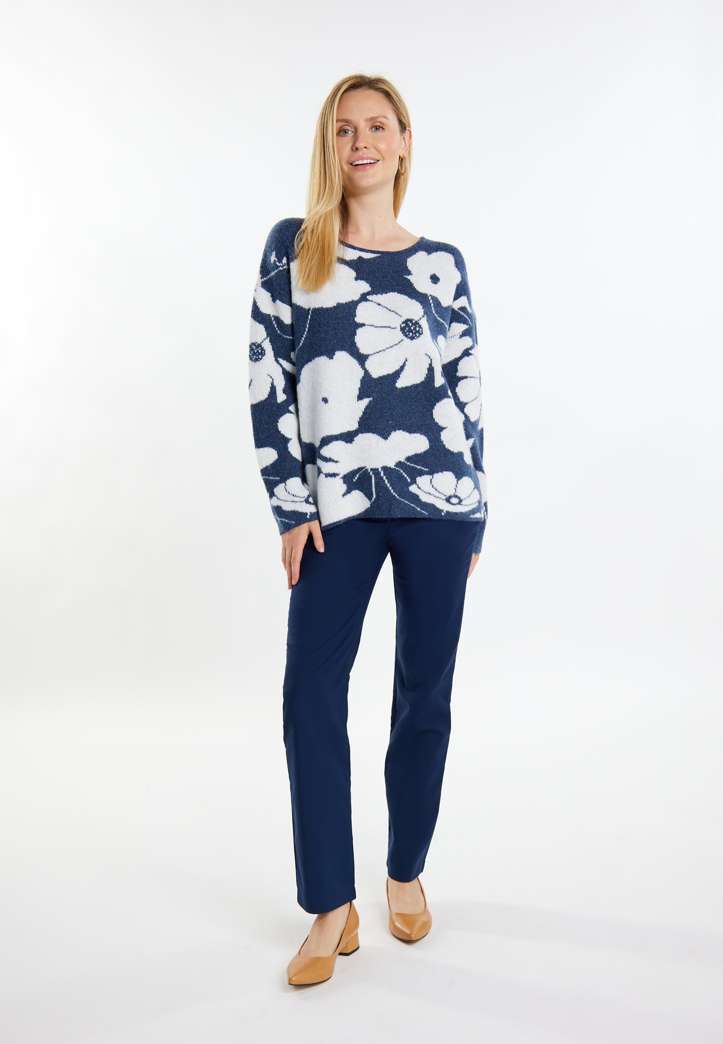 usha Women's Knitted Sweater