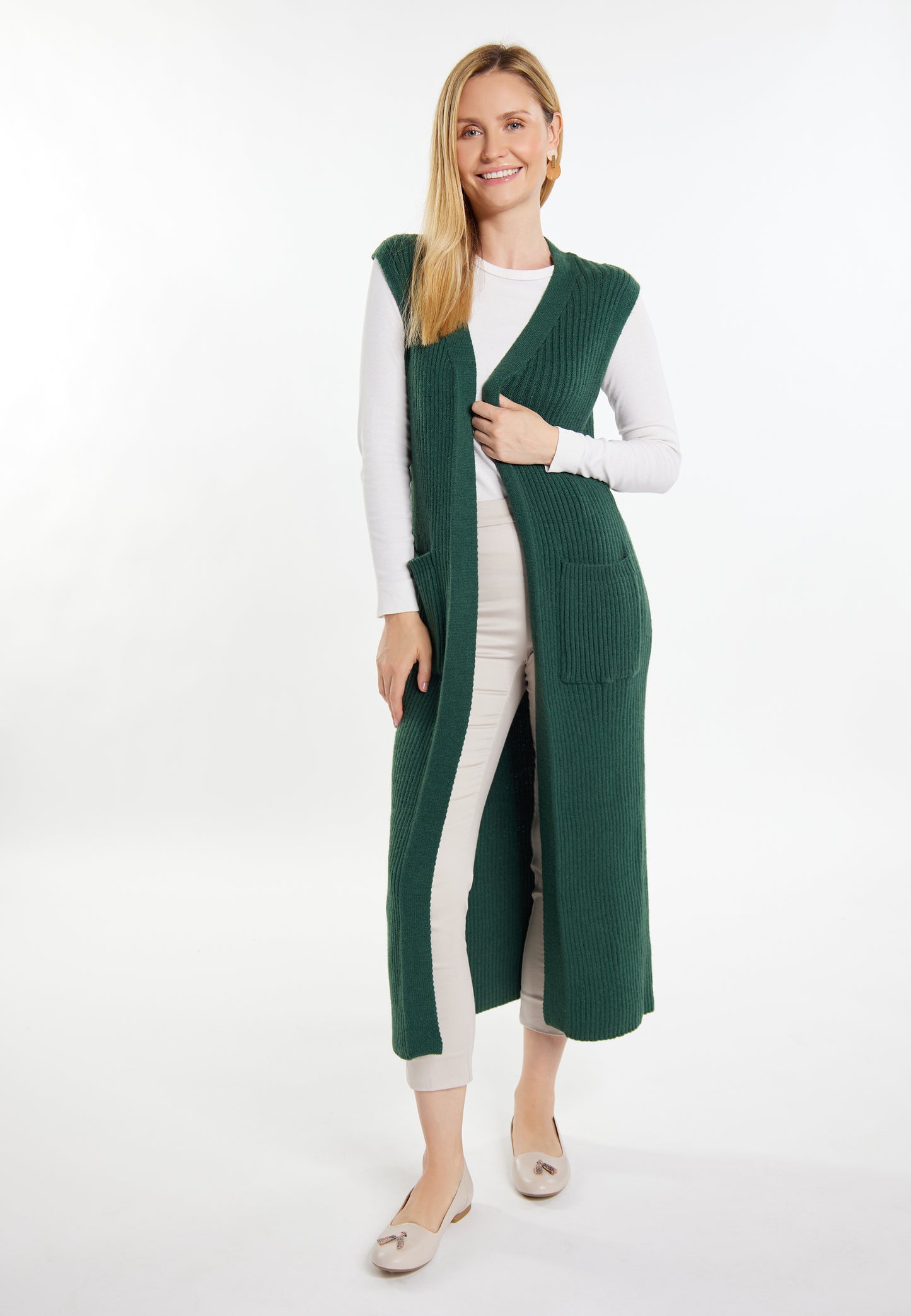 usha WHITE LABEL Women's Knitted Vest