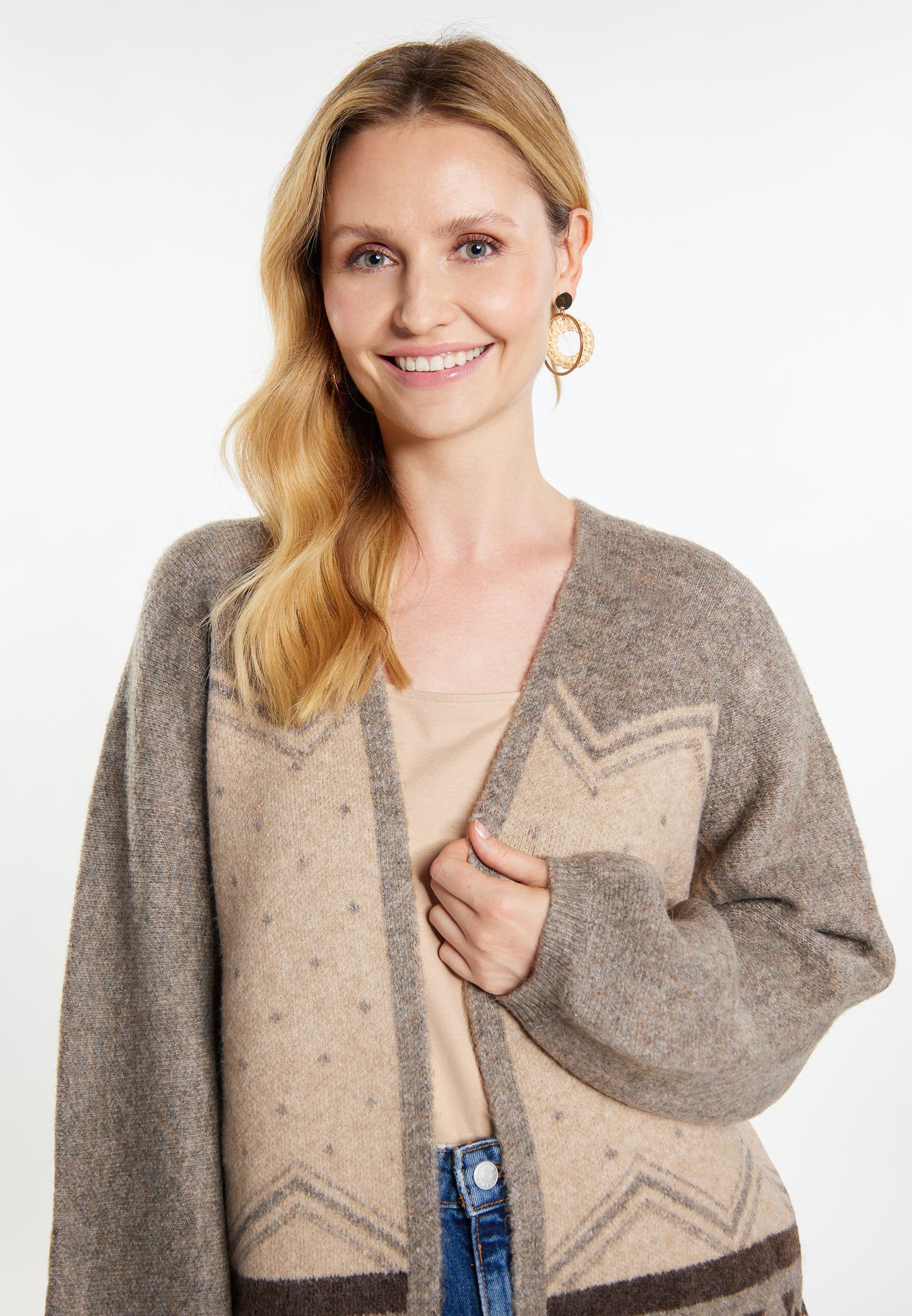 usha FESTIVAL Women's Knit Cardigan