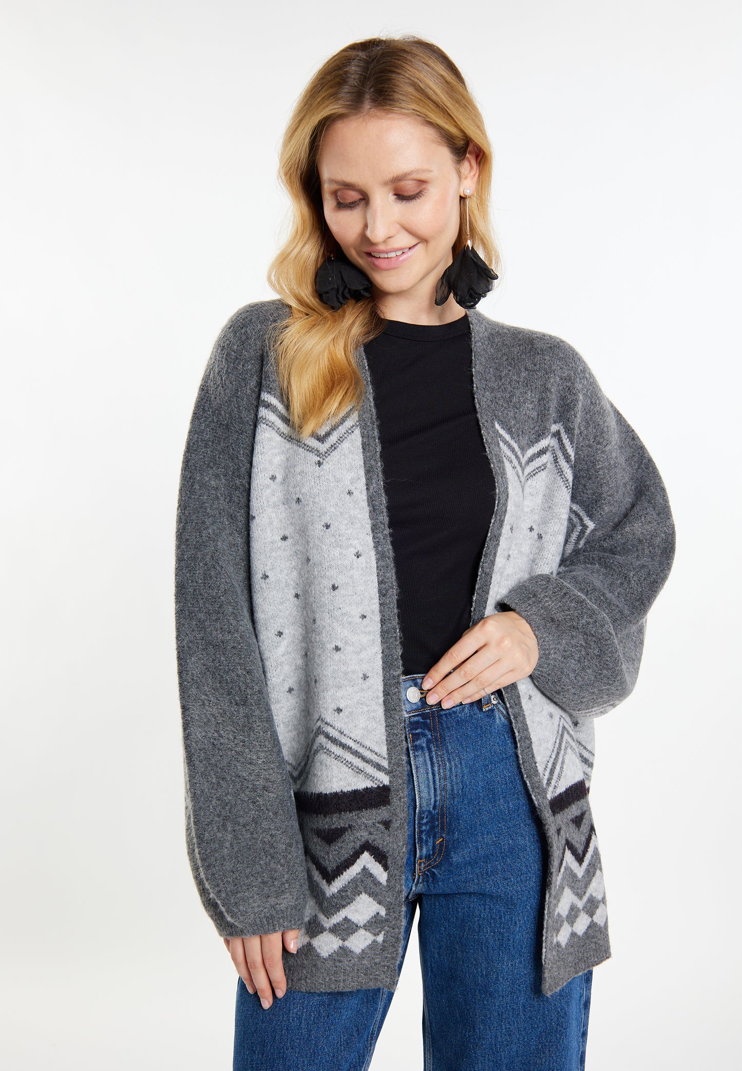 usha FESTIVAL Women's Knit Cardigan