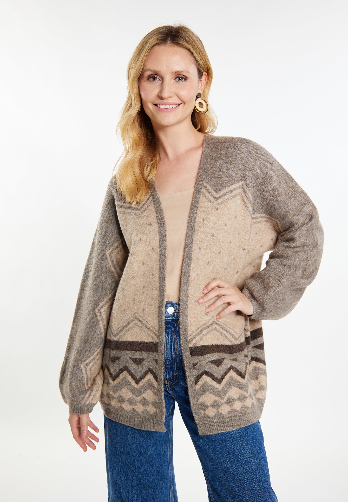 usha FESTIVAL Women's Knit Cardigan