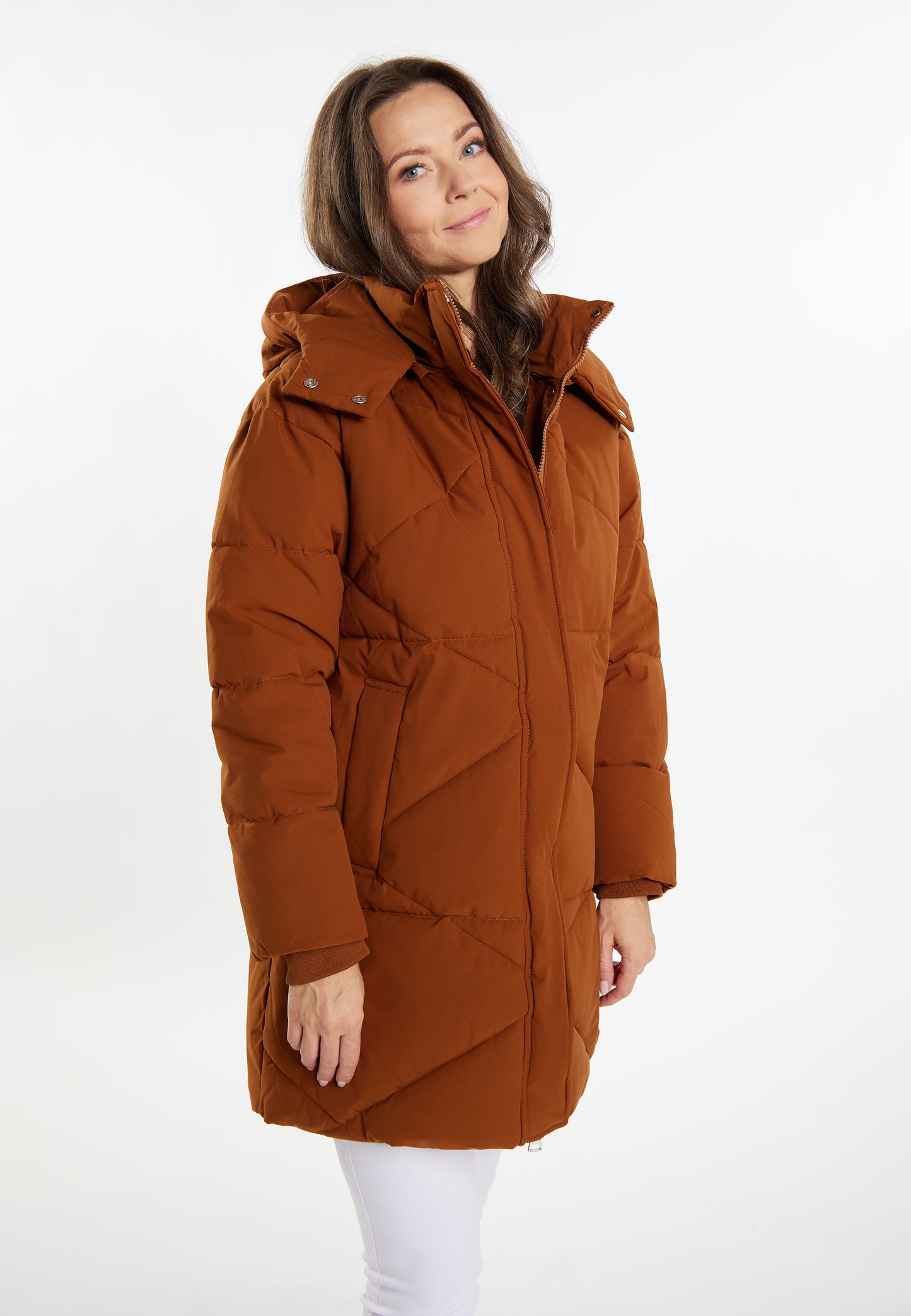 usha WHITE LABEL Women's Quilted Coat