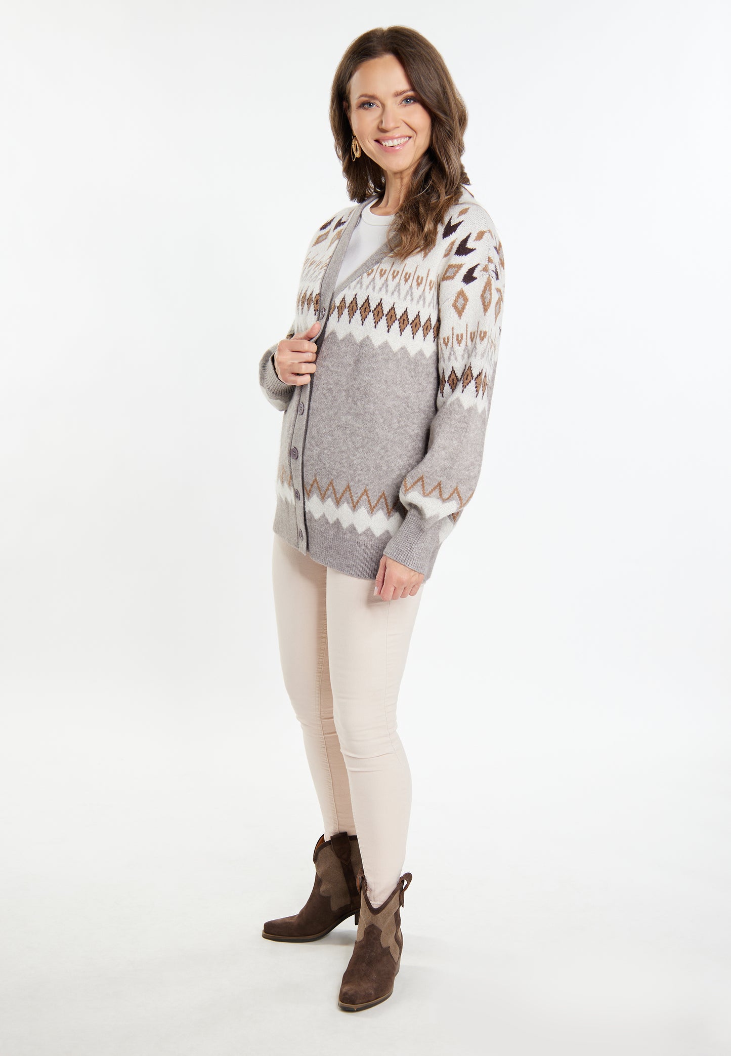 usha FESTIVAL Women's Knit Cardigan
