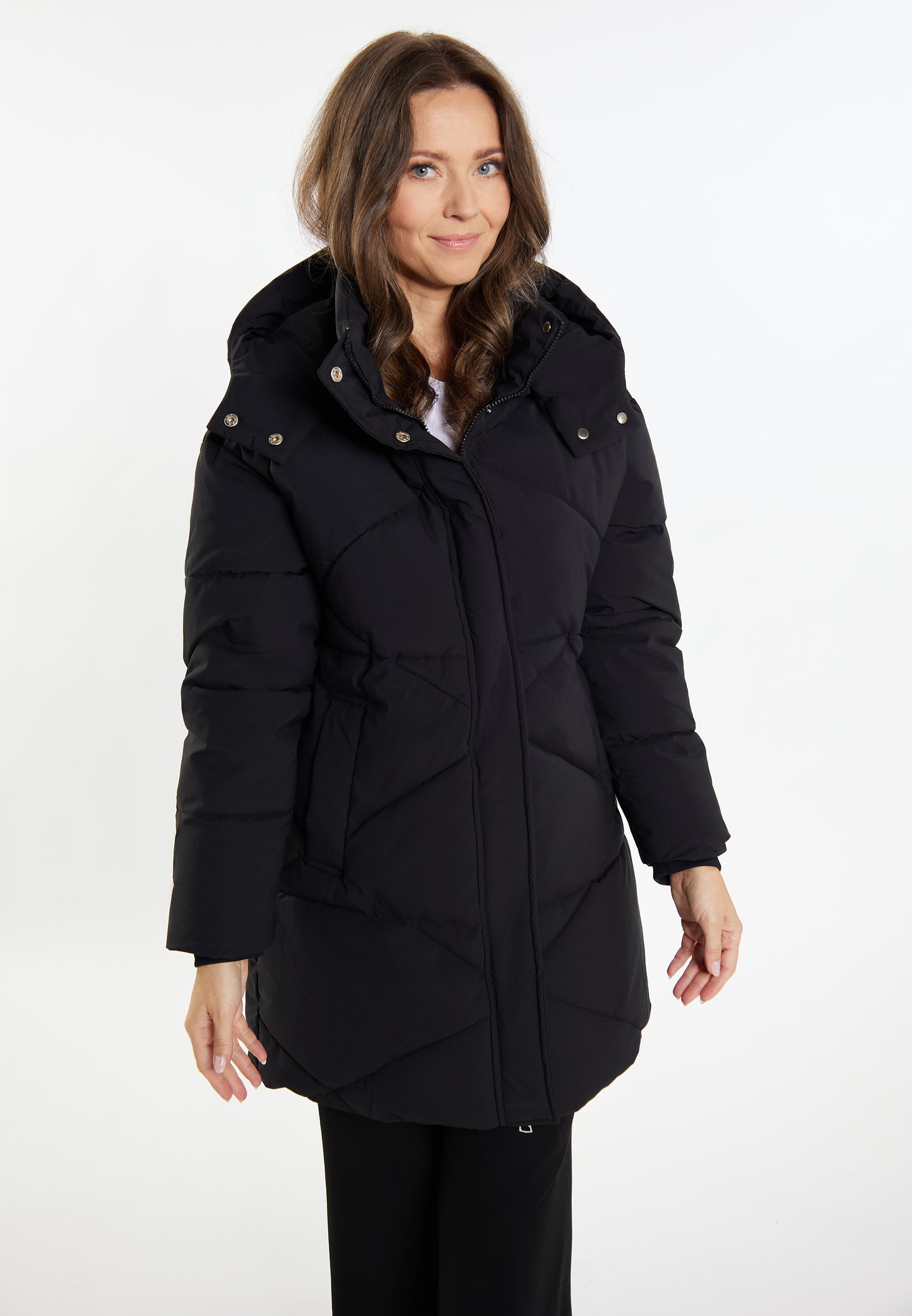 usha WHITE LABEL Women's Quilted Coat
