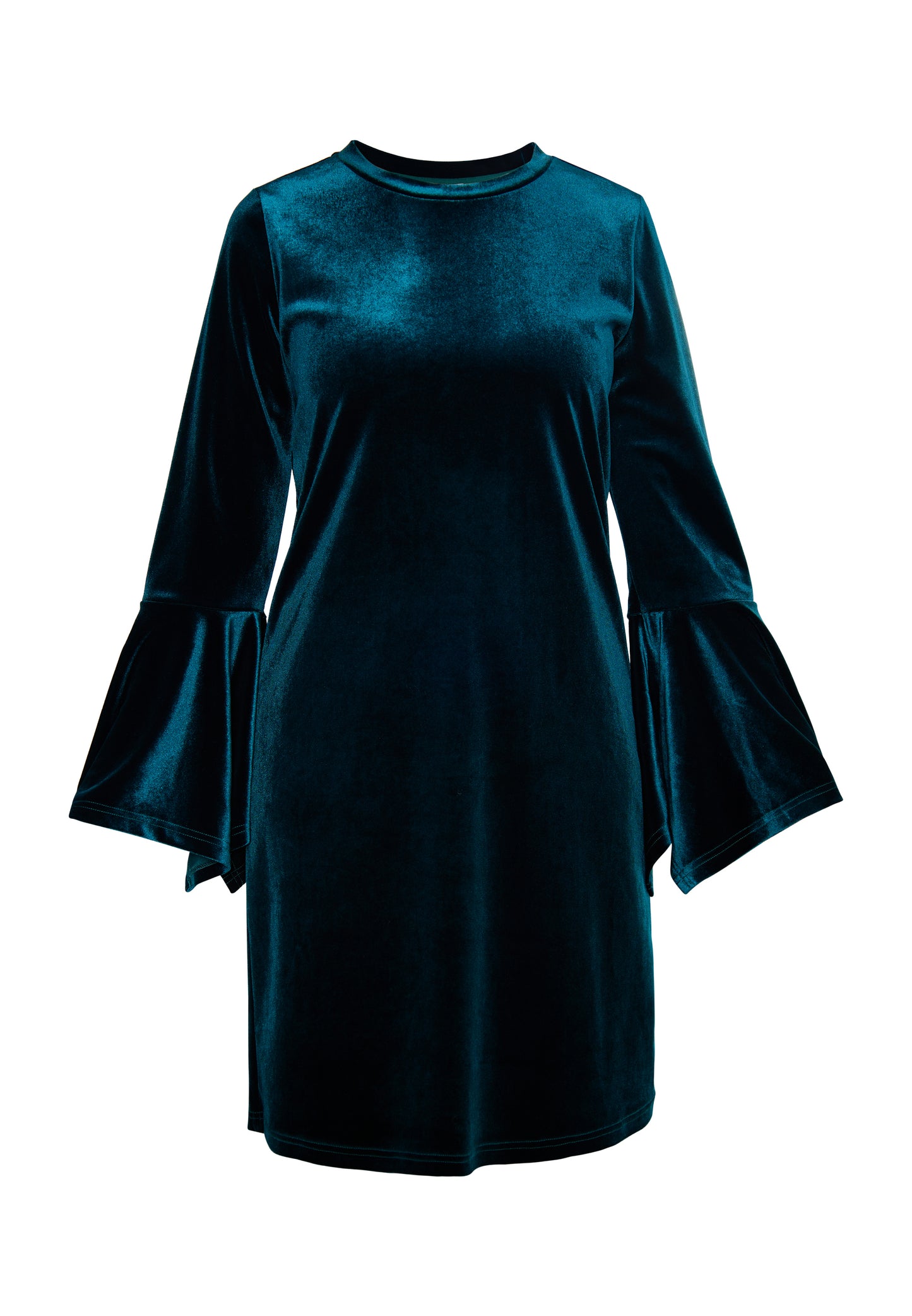 usha Women's Velvet Mini Dress