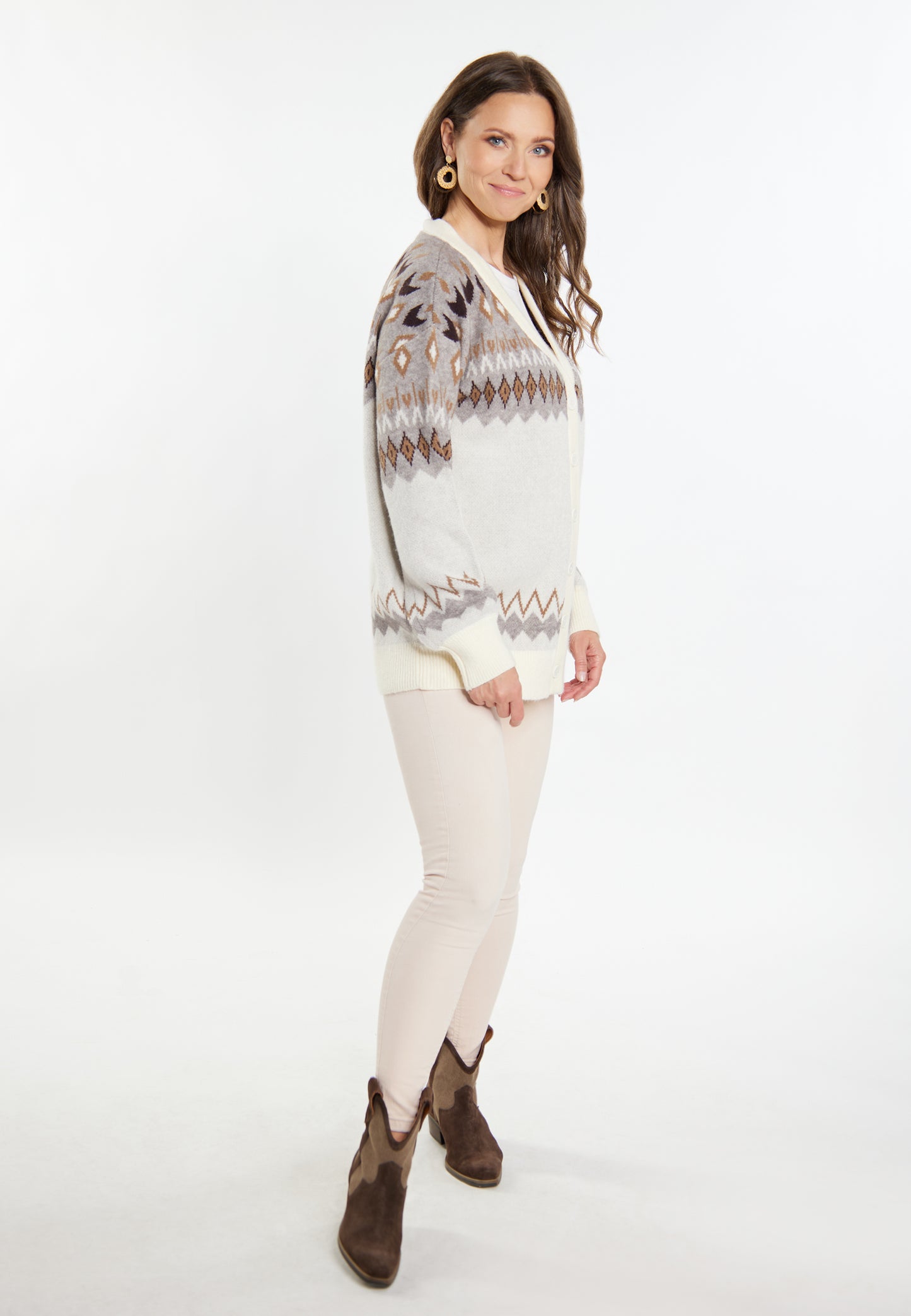usha FESTIVAL Women's Knit Cardigan