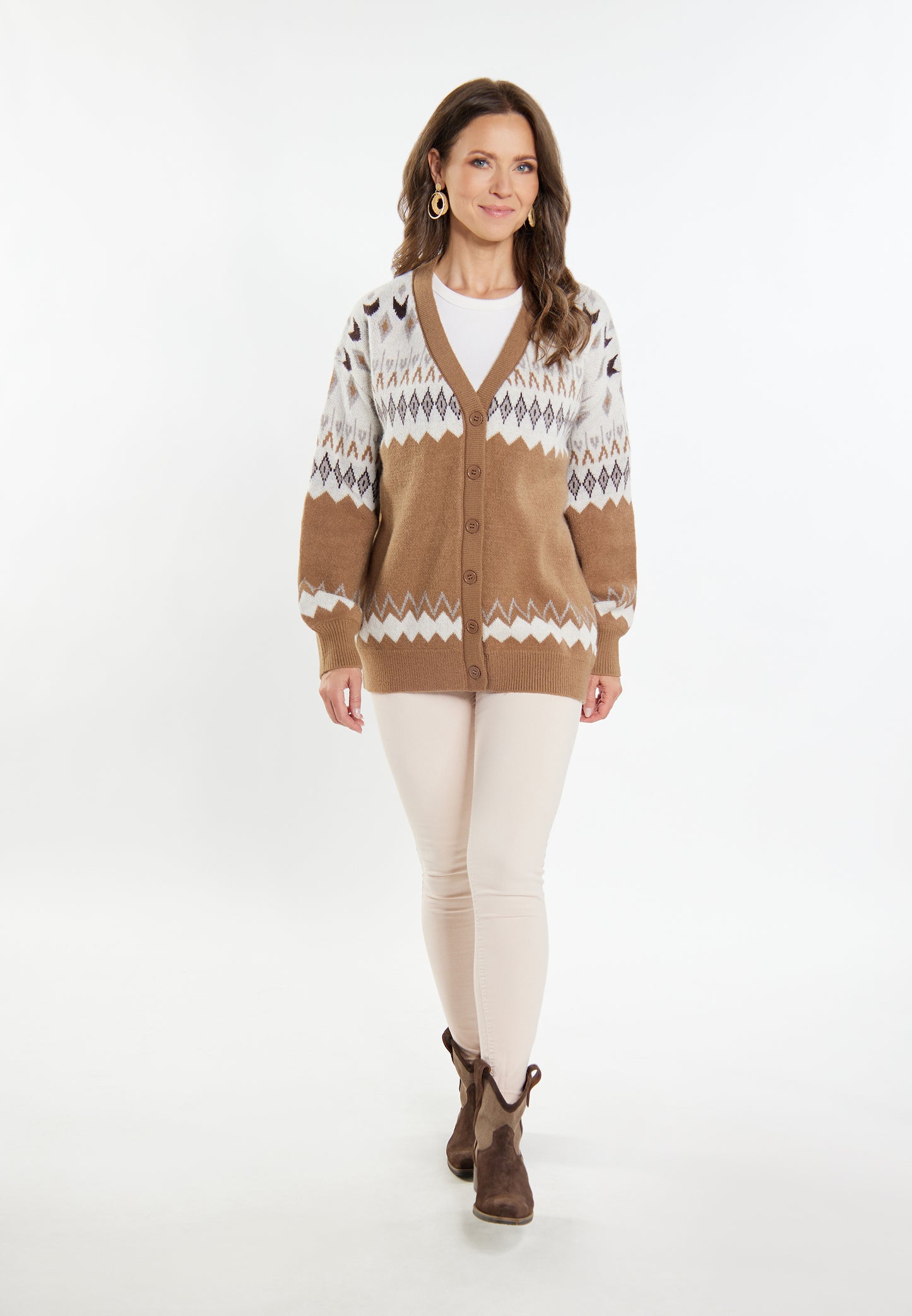 usha FESTIVAL Women's Knit Cardigan