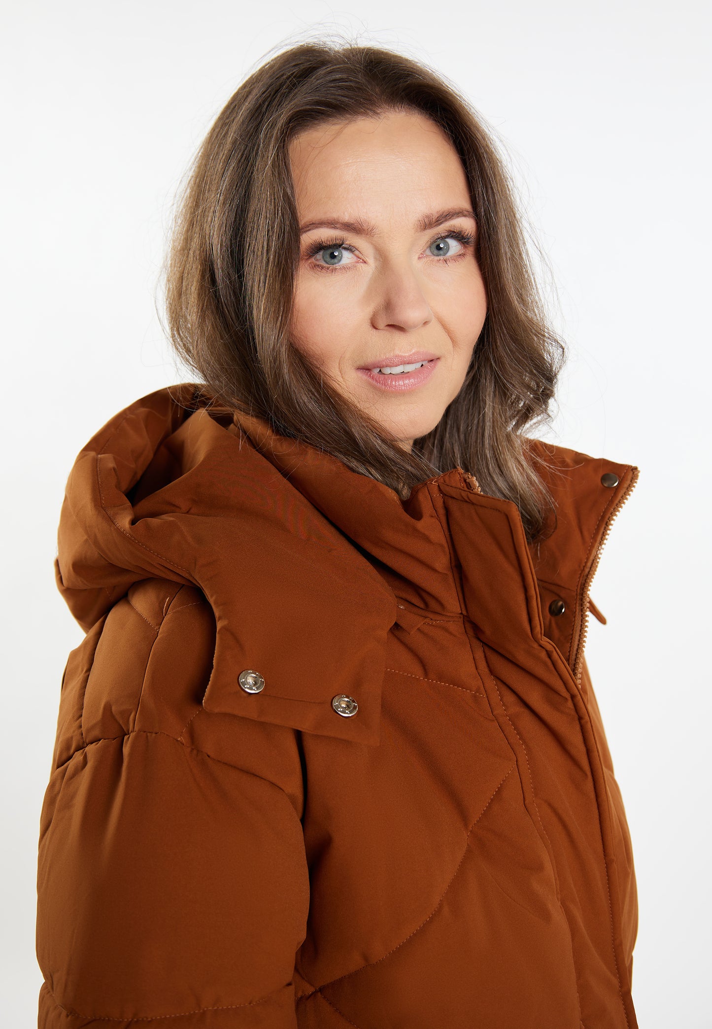 usha WHITE LABEL Women's Quilted Coat