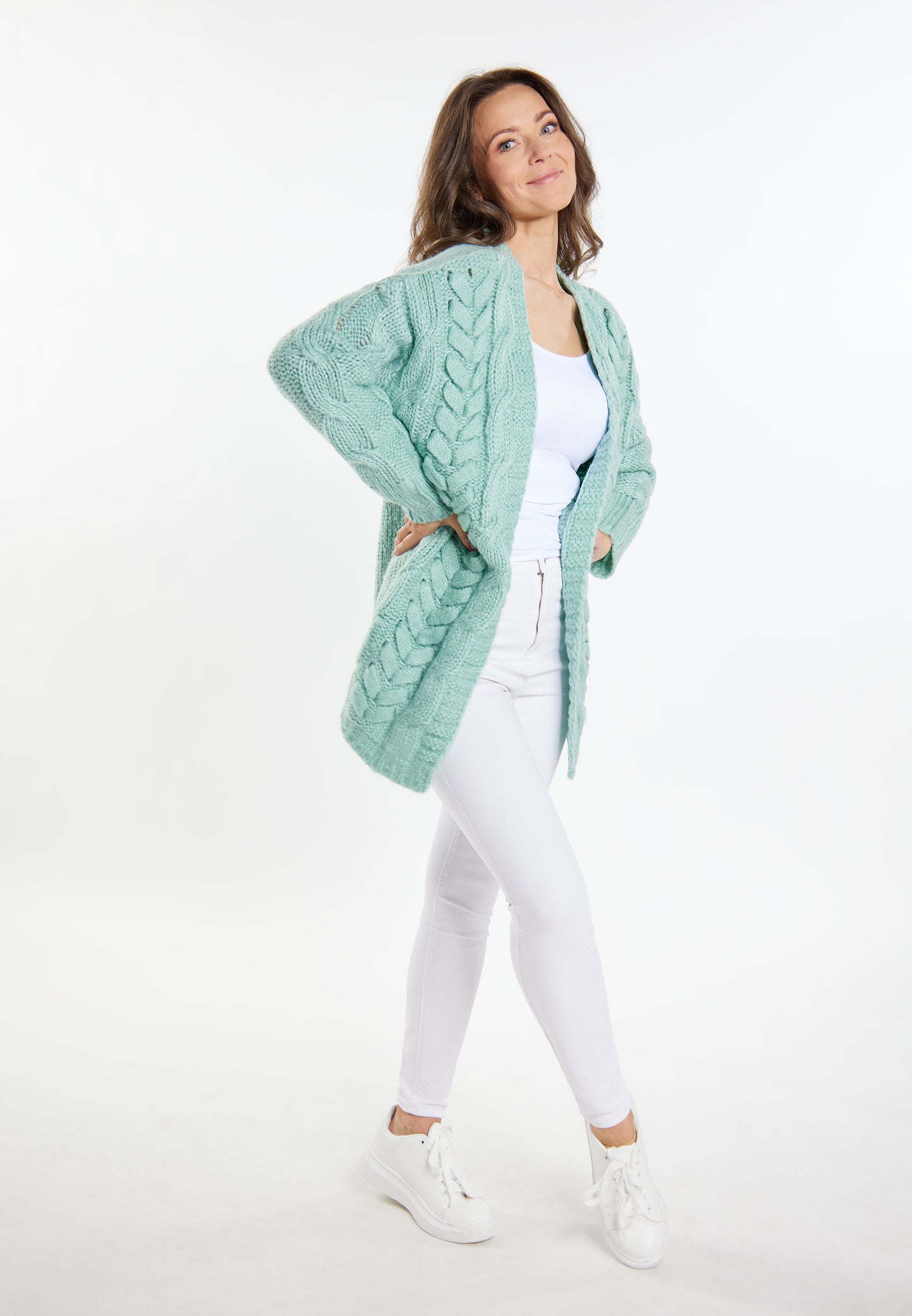 usha WHITE LABEL Women's Cardigan