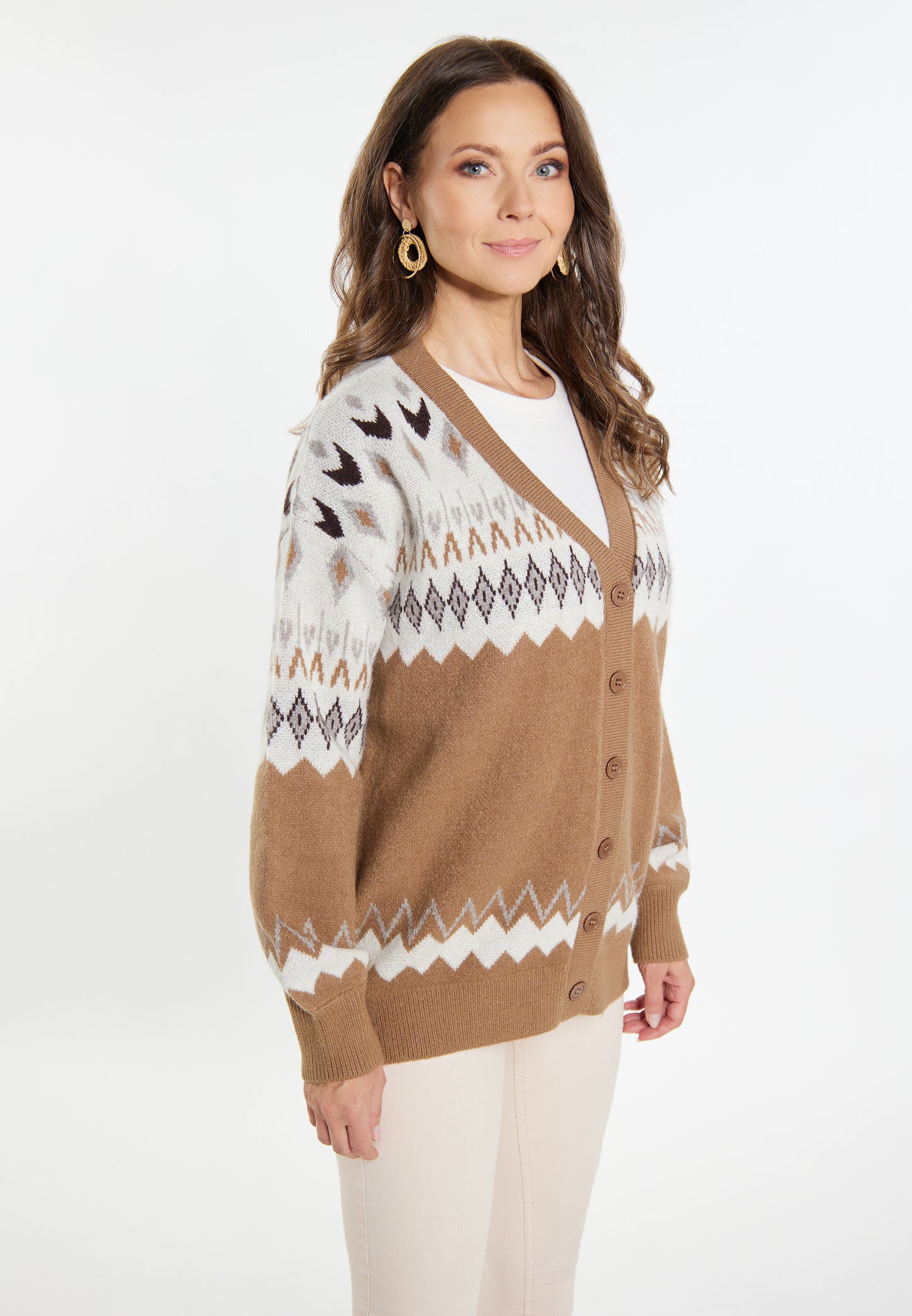usha FESTIVAL Women's Knit Cardigan
