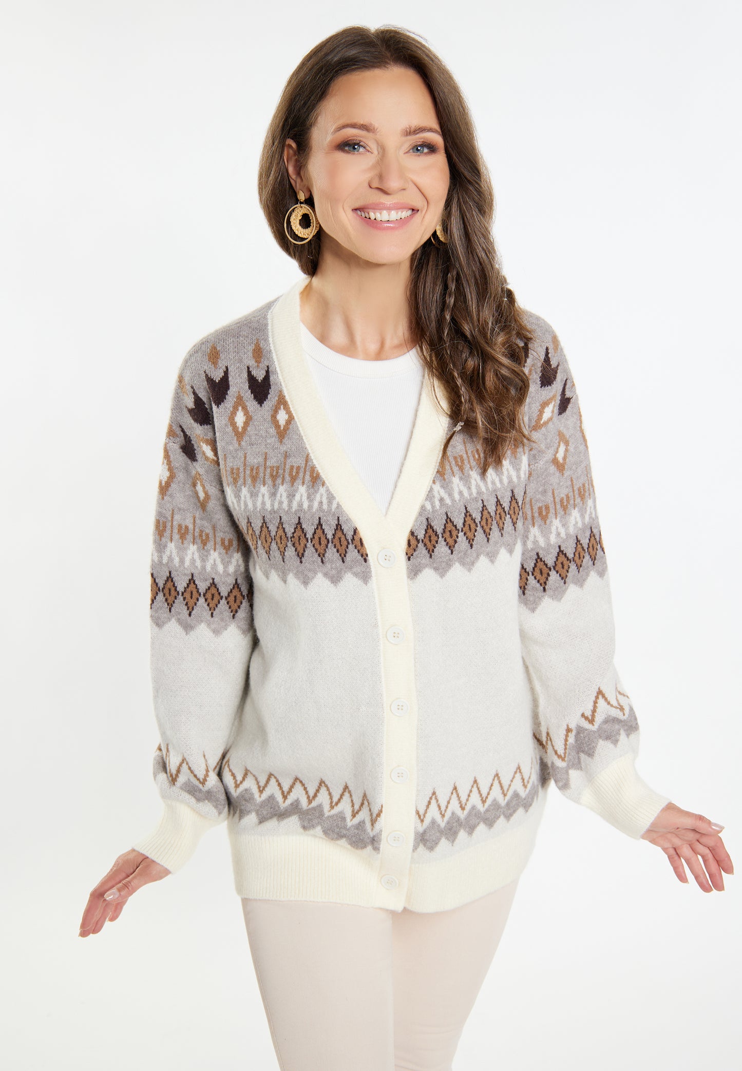 usha FESTIVAL Women's Knit Cardigan