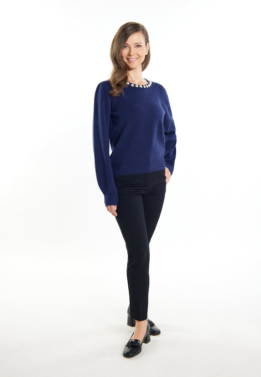 usha Women's Sweater With Pearl