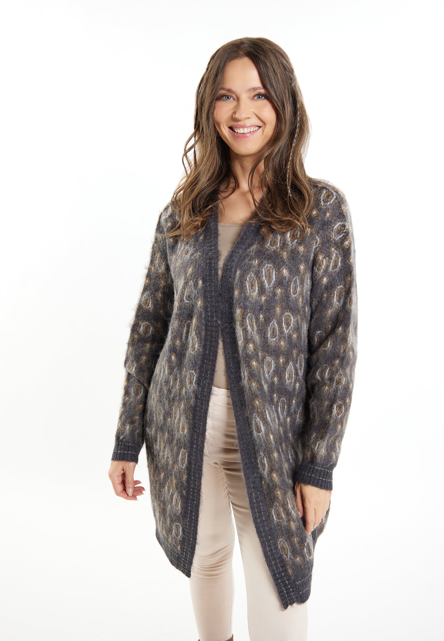 usha FESTIVAL Women's Knit Cardigan