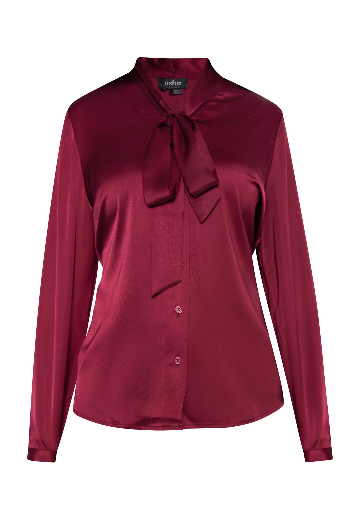 usha BLACK LABEL Women's Long Sleeve Blouse