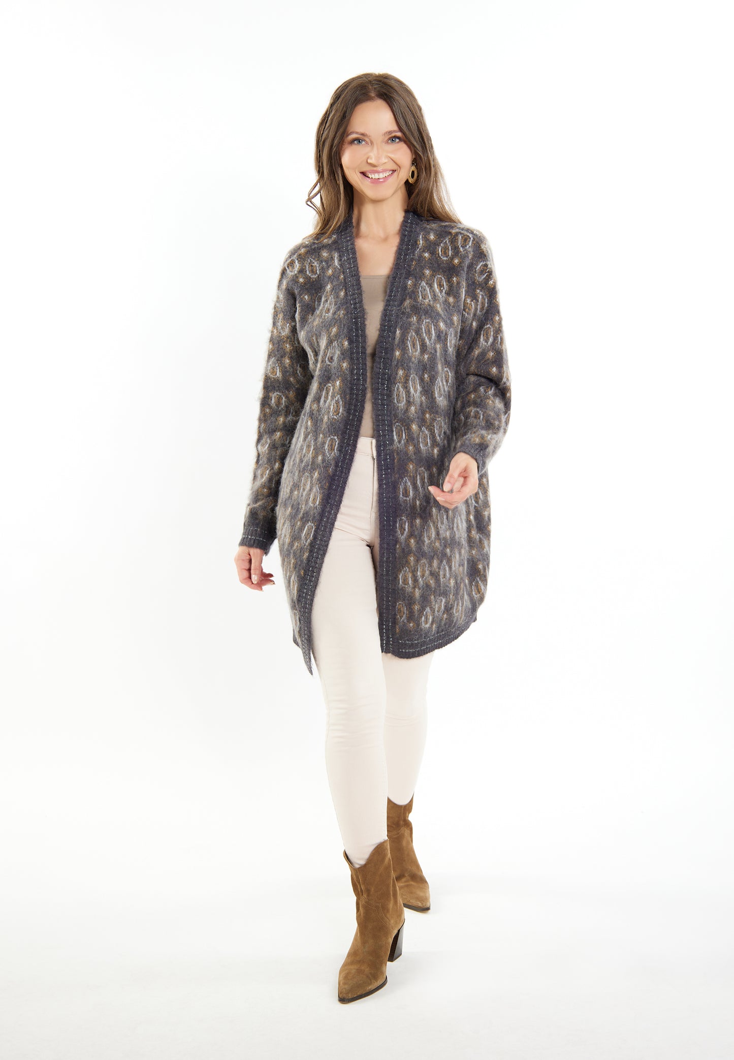 usha FESTIVAL Women's Knit Cardigan