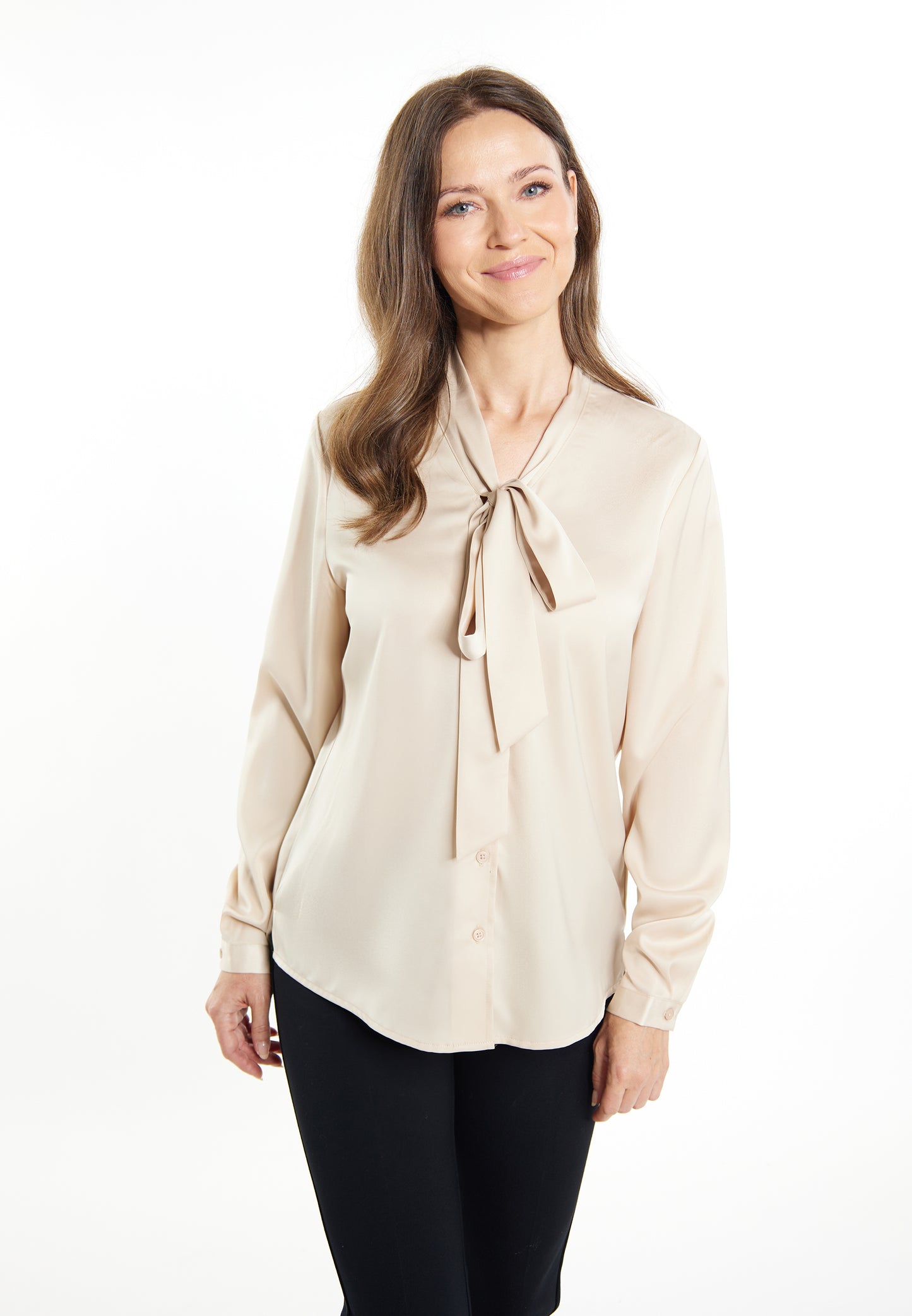 usha BLACK LABEL Women's Long Sleeve Blouse