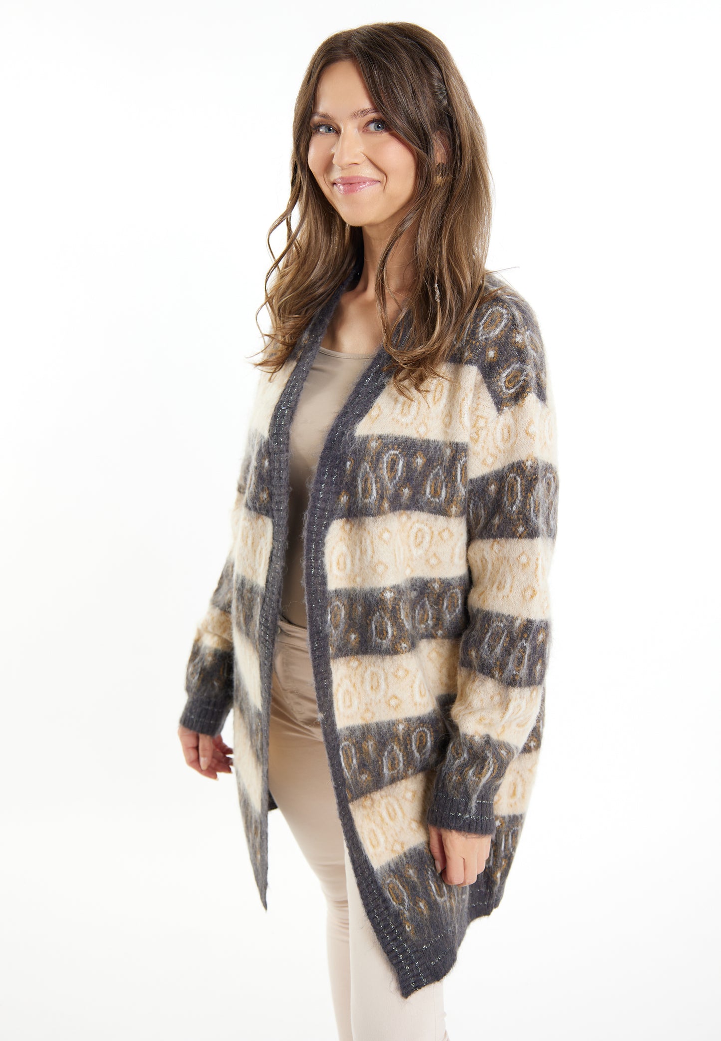 usha FESTIVAL Women's Knit Cardigan