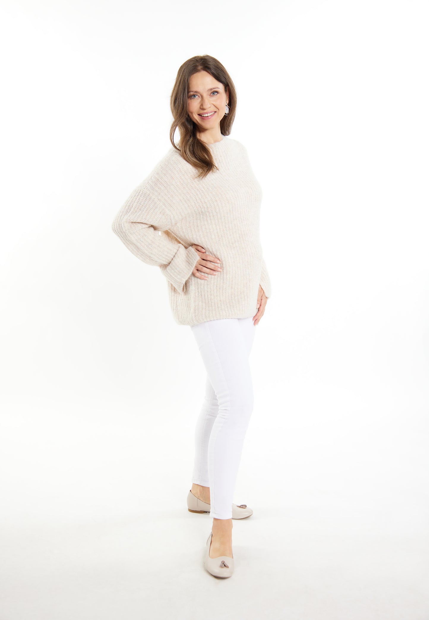 usha WHITE LABEL Women's Knit Sweater