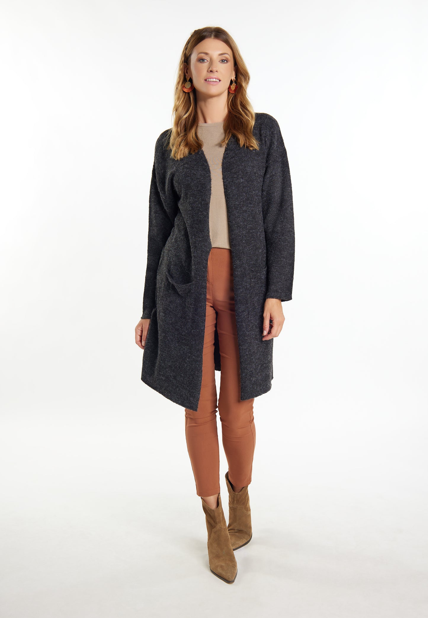 usha FESTIVAL Women's Long Cardigan