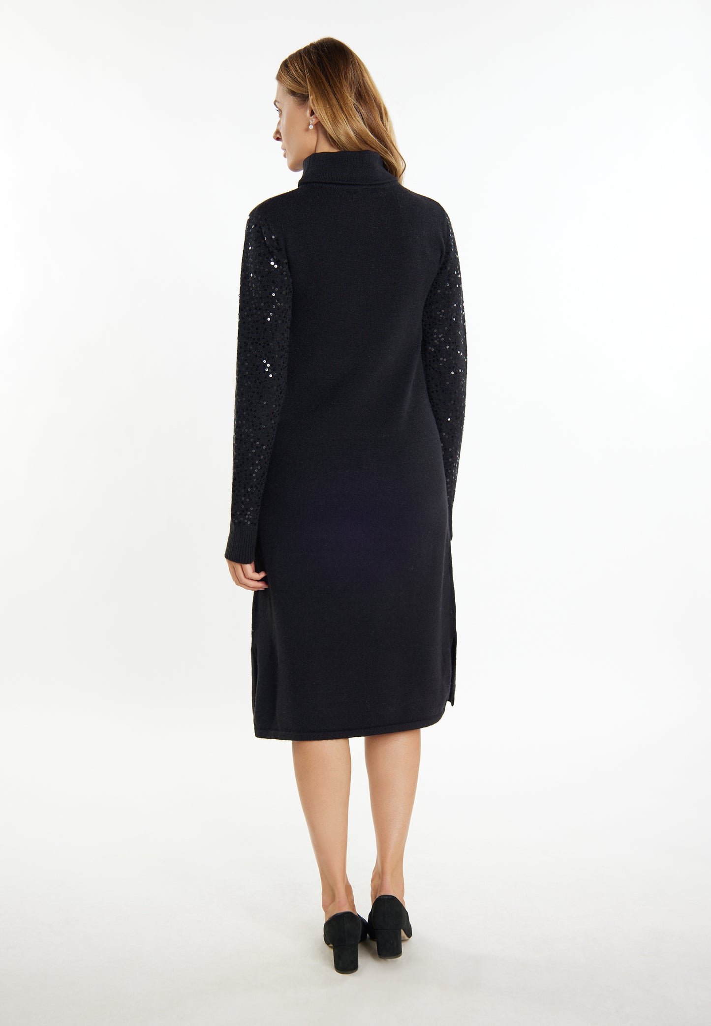 usha BLACK LABEL Women's Knitted Dress With Sequins