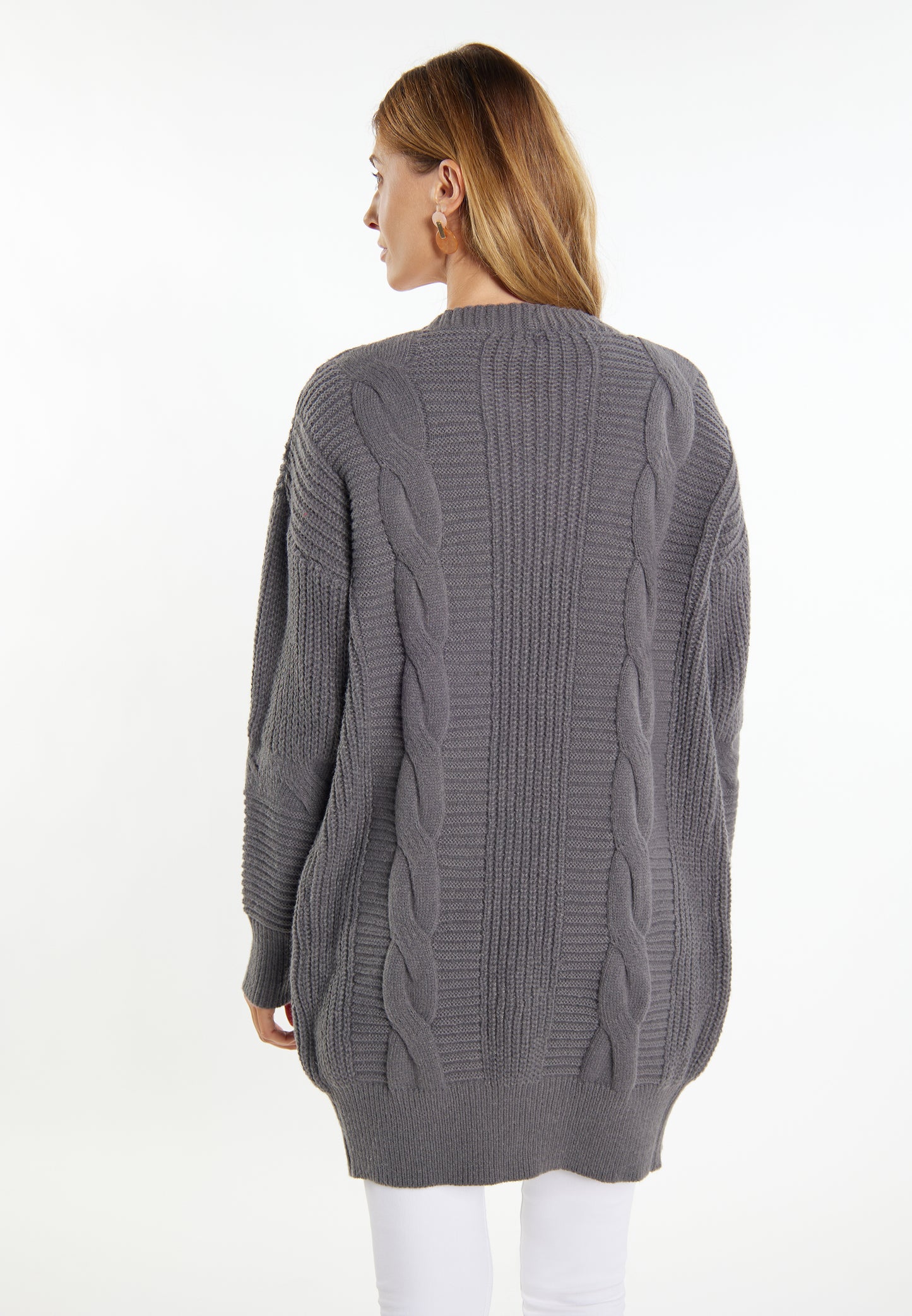 usha WHITE LABEL Women's Long Cardigan
