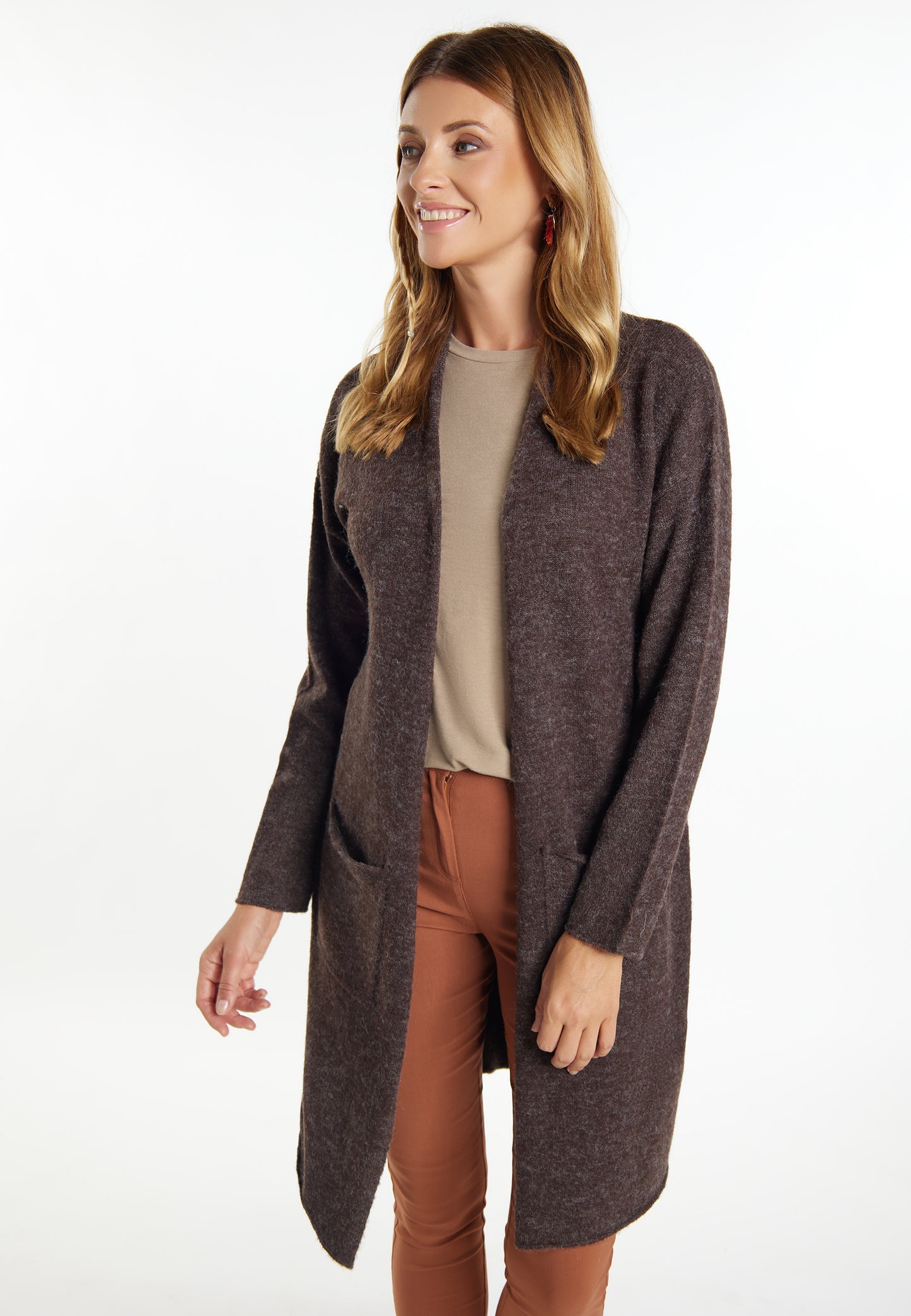 usha FESTIVAL Women's Long Cardigan
