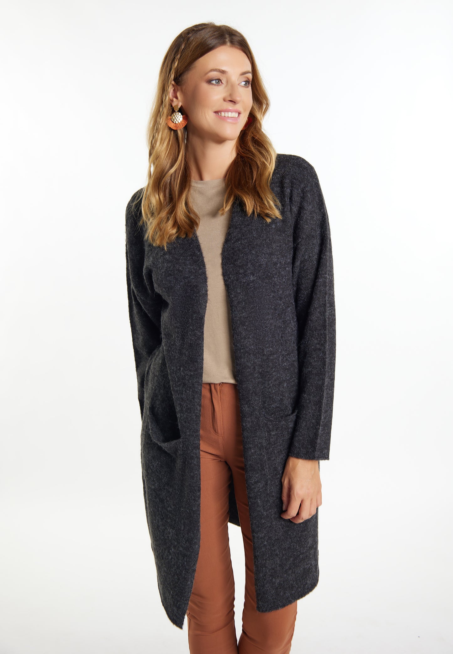 usha FESTIVAL Women's Long Cardigan
