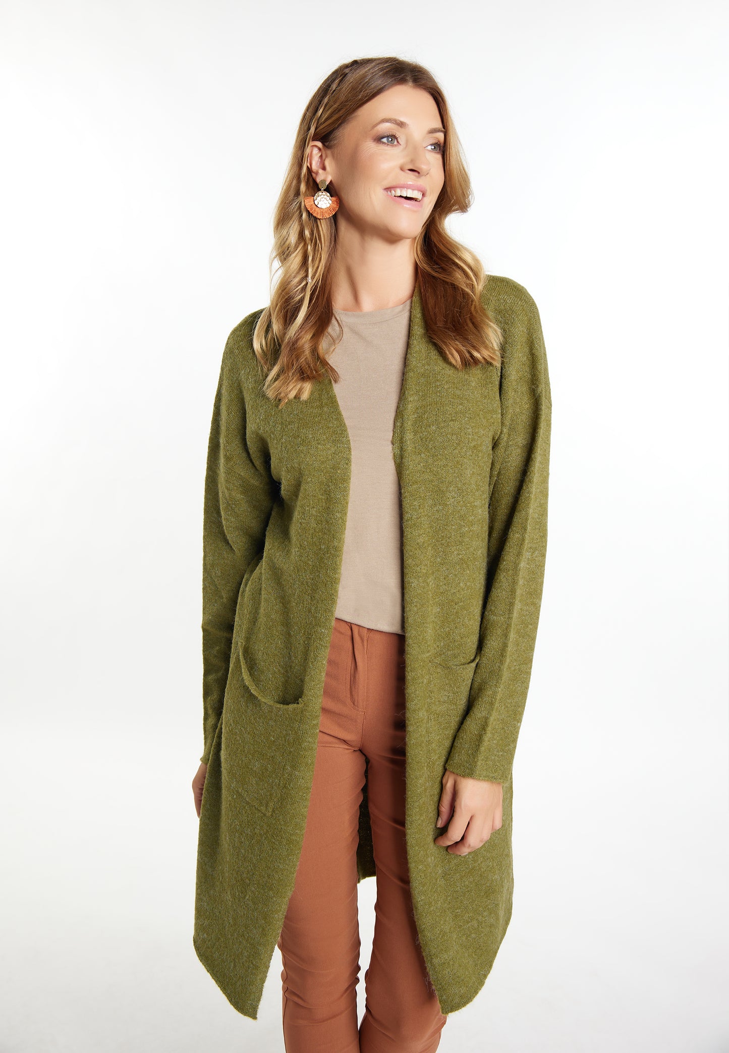usha FESTIVAL Women's Long Cardigan