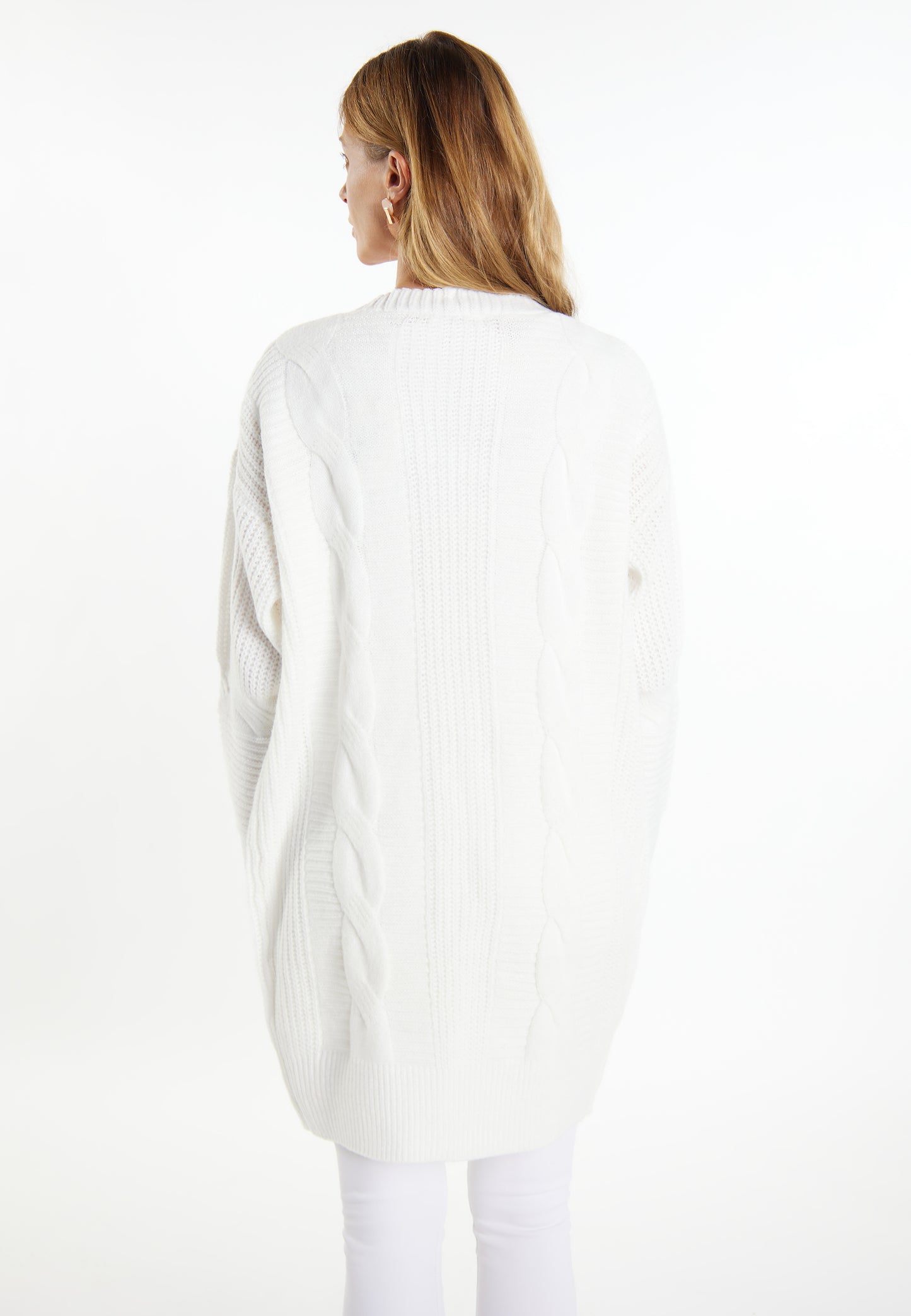 usha WHITE LABEL Women's Long Cardigan