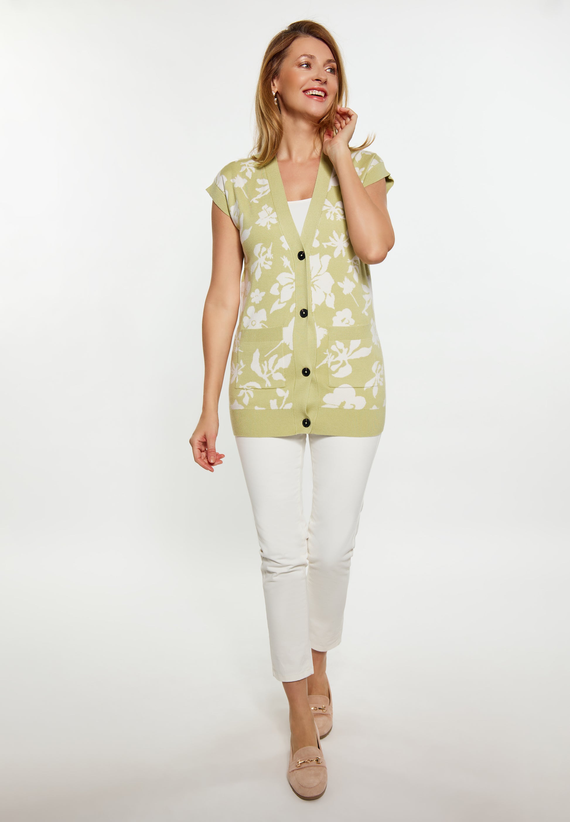 usha Women's Sweater Vest