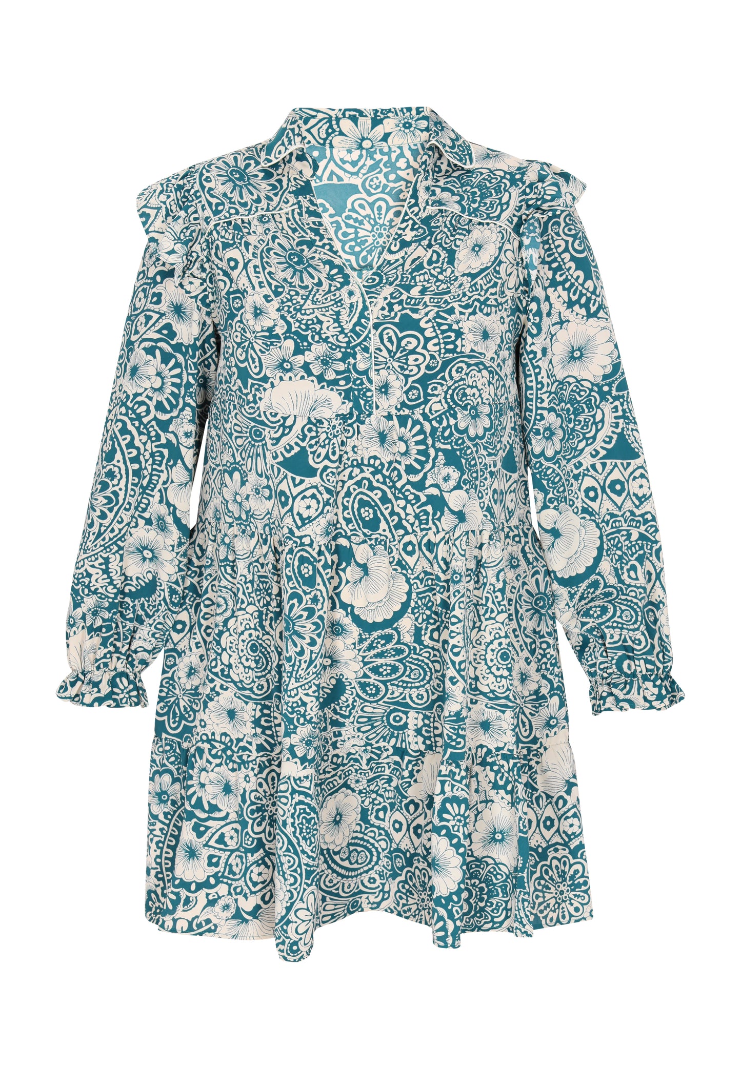 usha Damen Plus Size Kleid