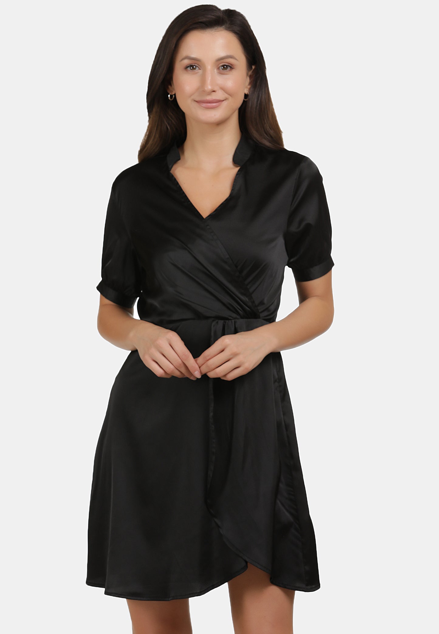 usha BLACK LABEL Women's Satinkleid