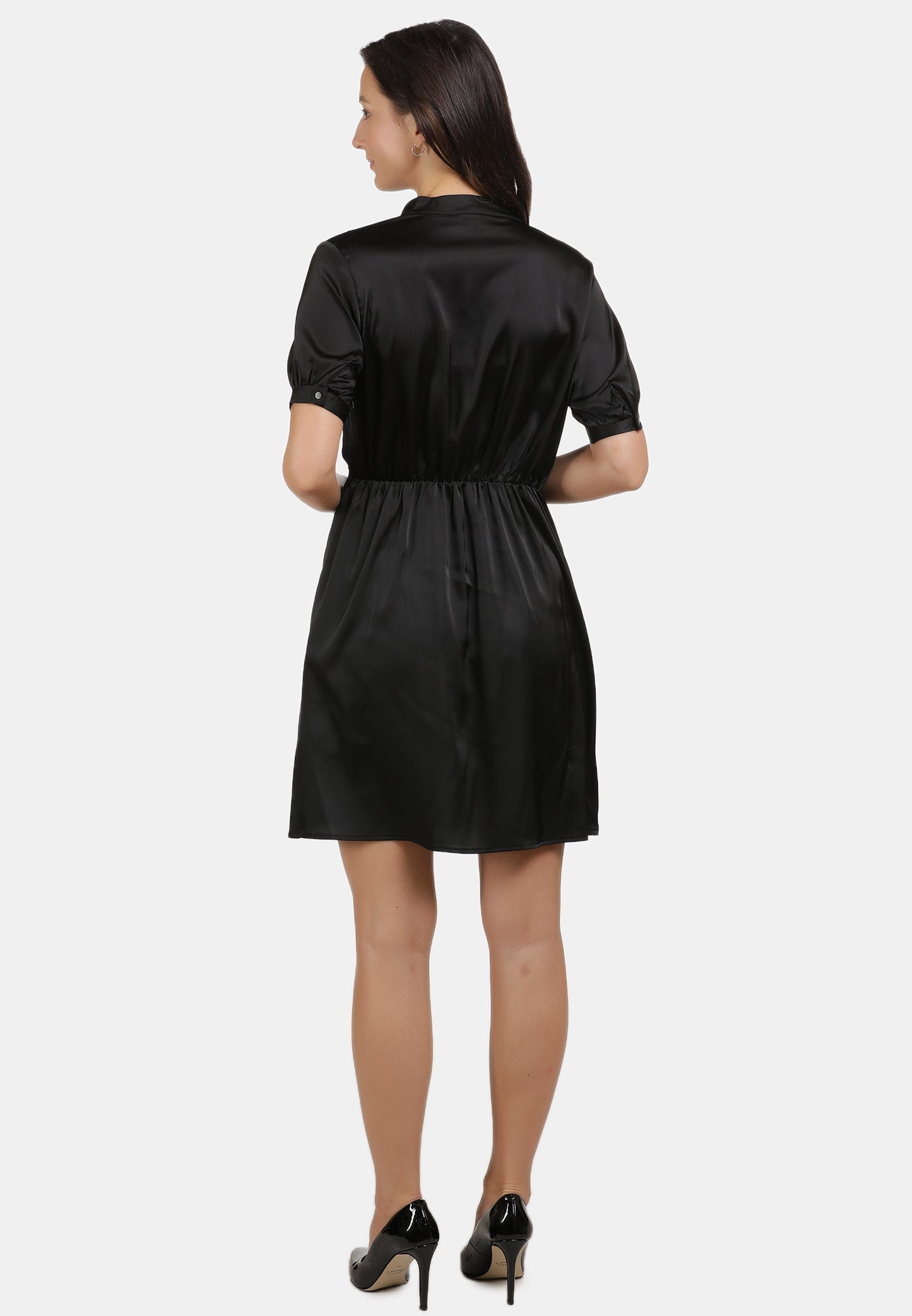 usha BLACK LABEL Women's Satinkleid