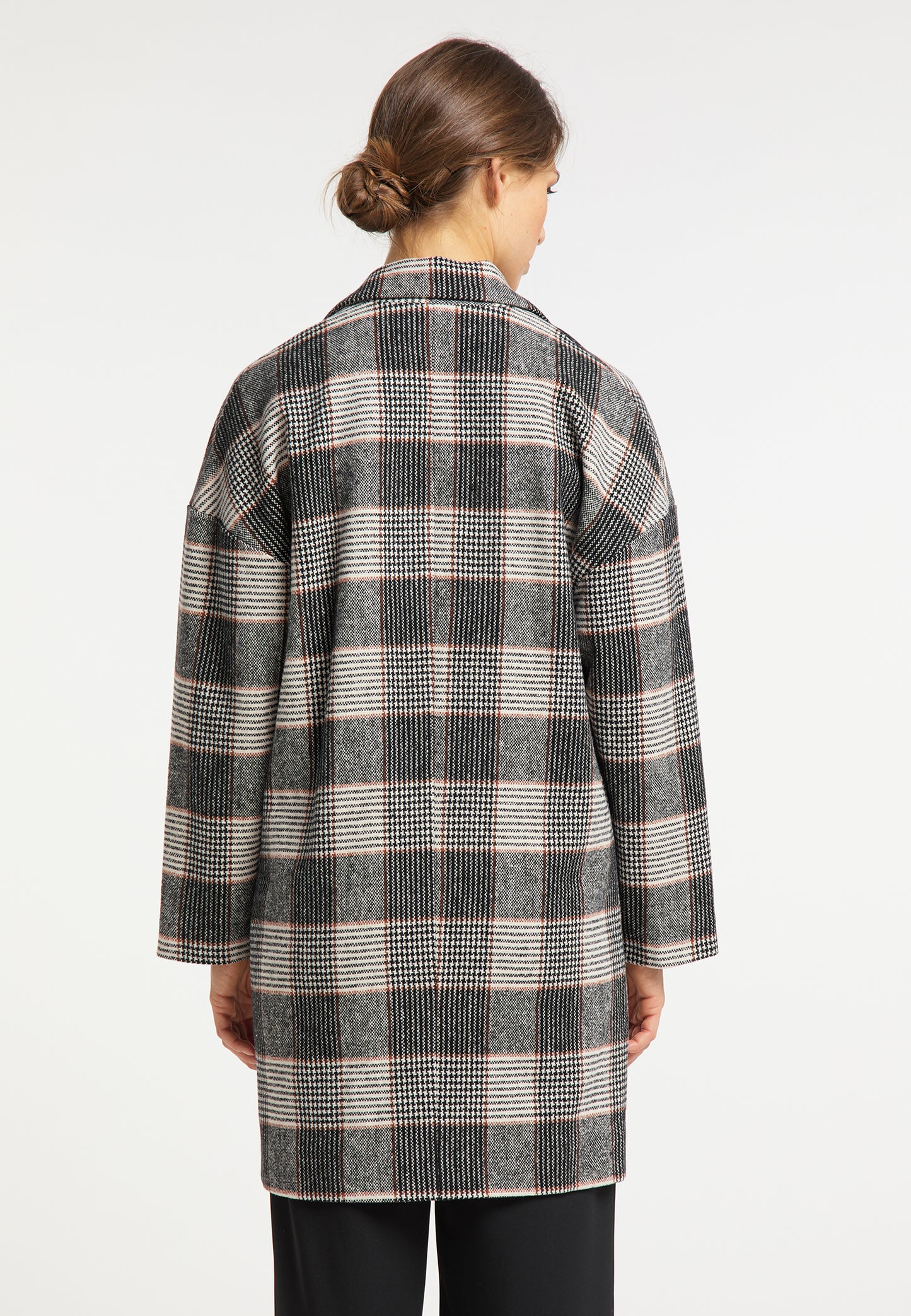 usha BLACK LABEL Women's Encheck Coat