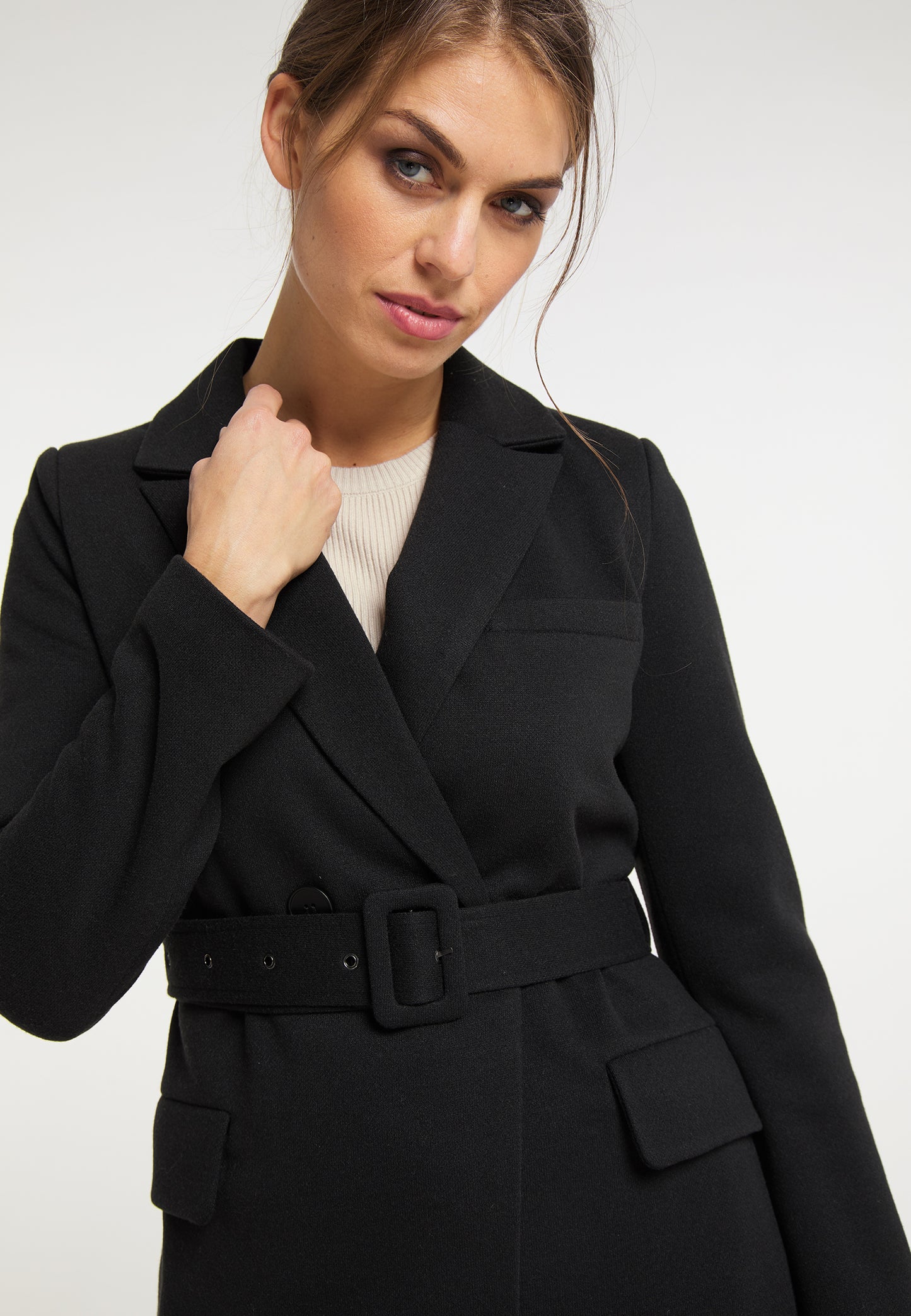 usha BLACK LABEL Women's Short Coat