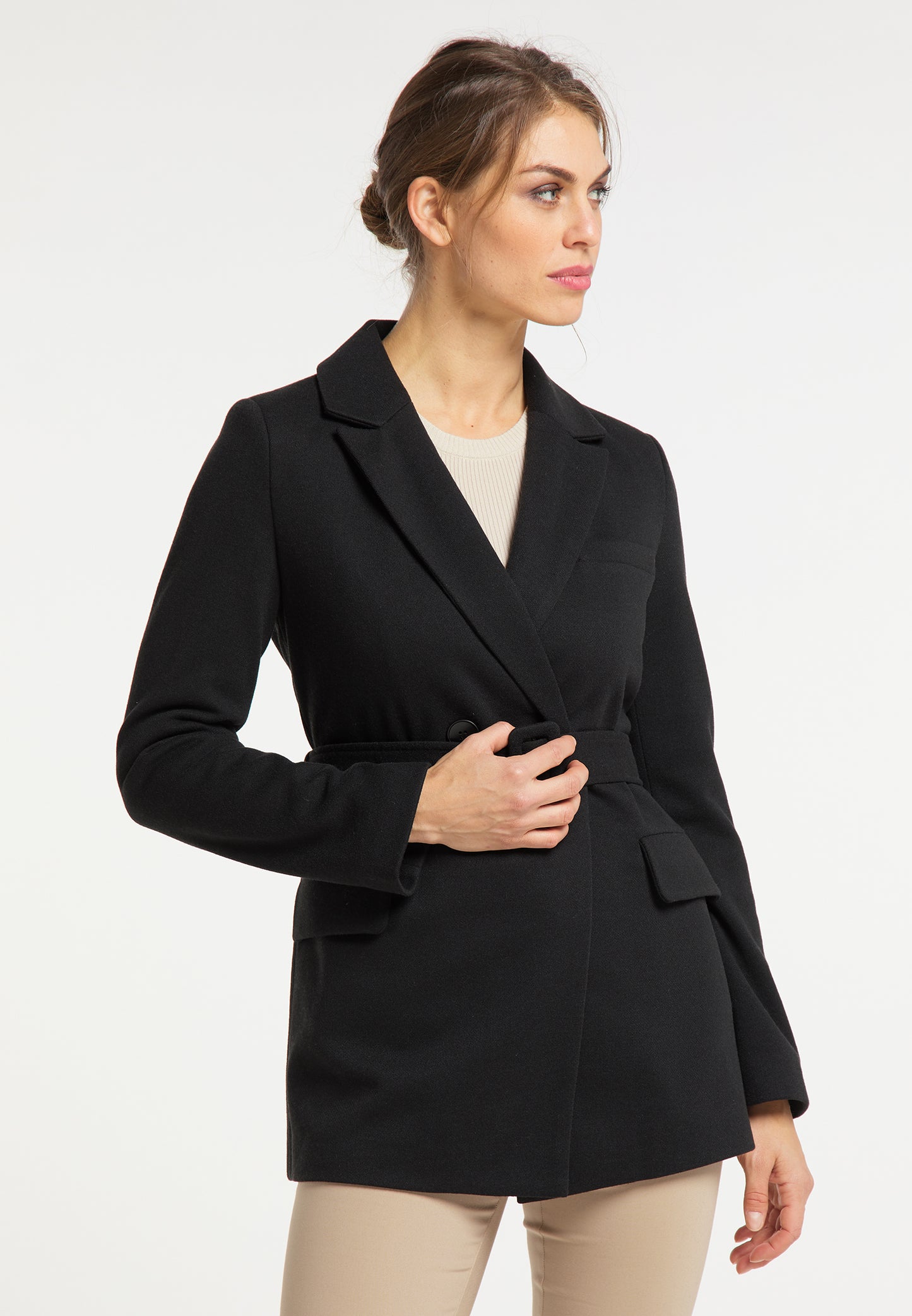 usha BLACK LABEL Women's Short Coat