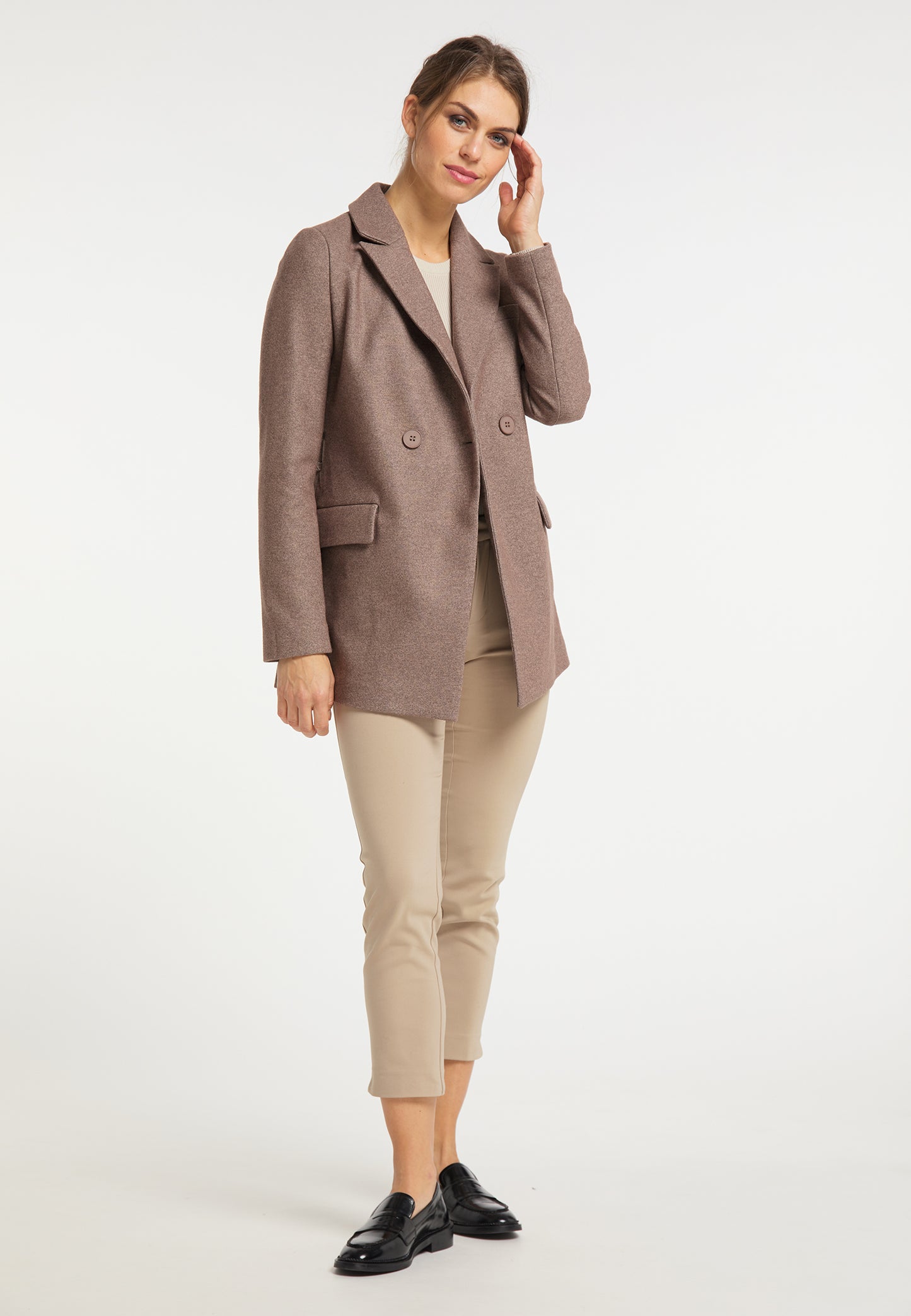 usha BLACK LABEL Women's Short Coat