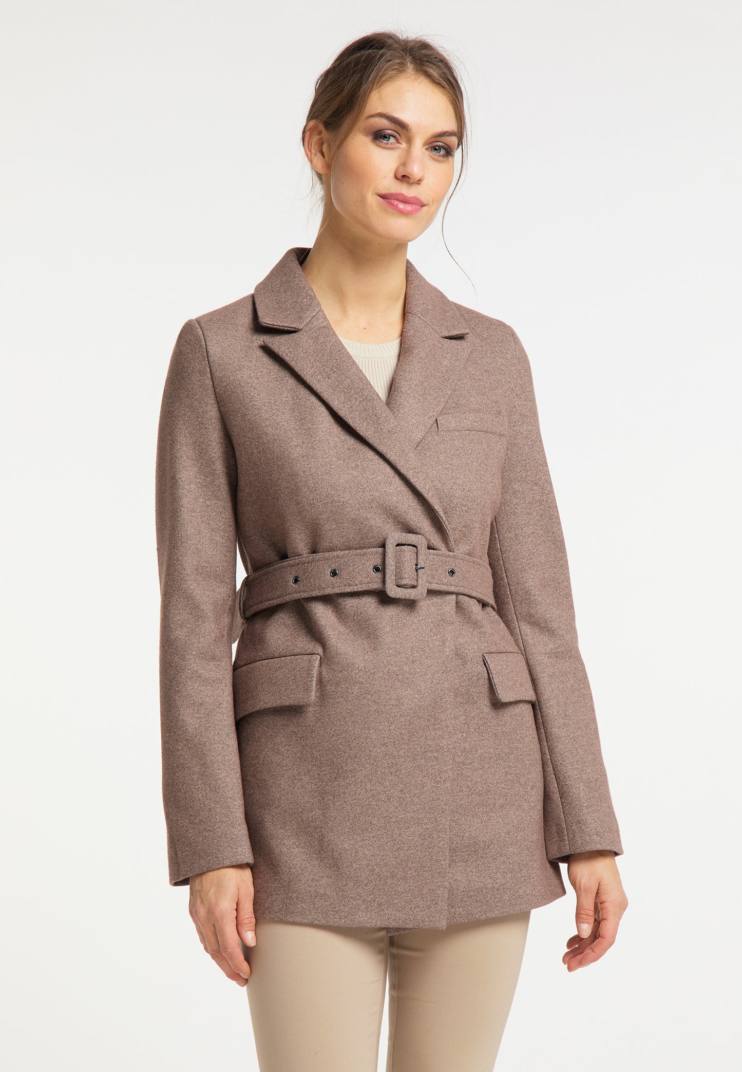 usha BLACK LABEL Women's Short Coat