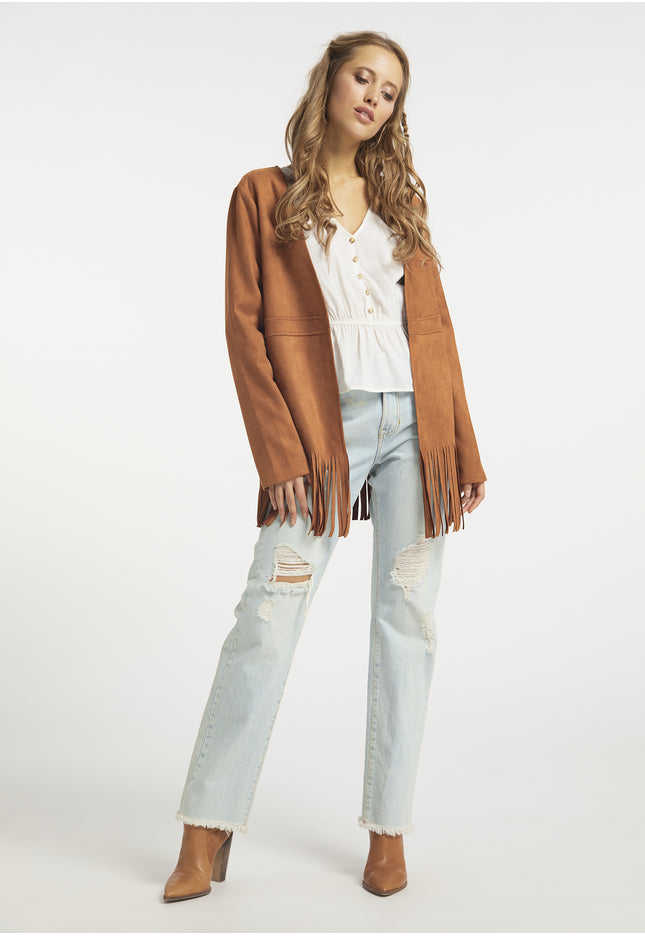 usha FESTIVAL Women's Fringe Jacket