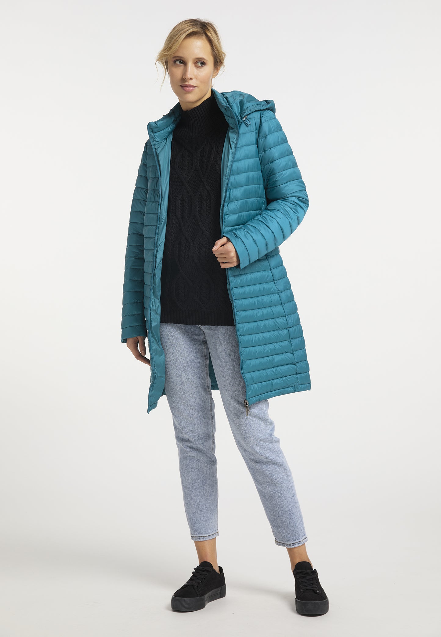 usha Damen Ght Steppmantel