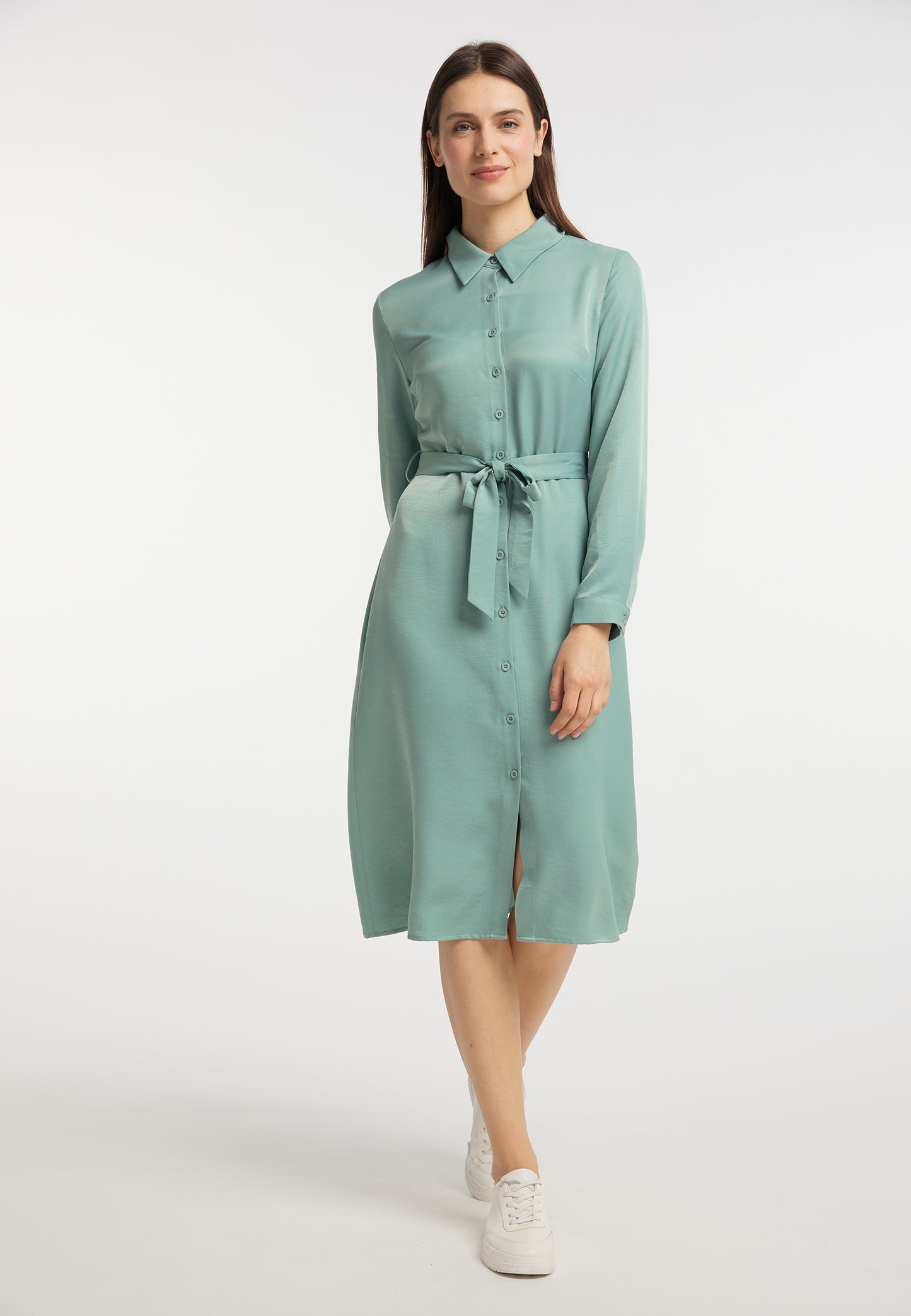 usha Damen Bluse Kleid