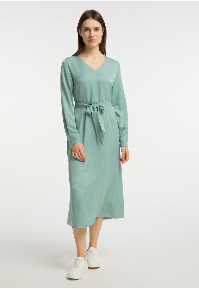 usha Damen Bluse Kleid