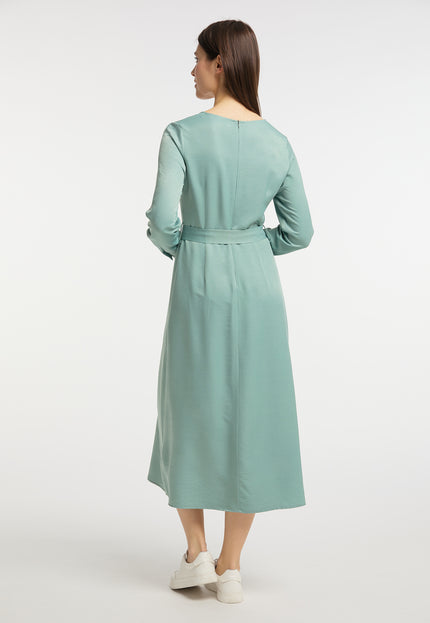 usha Damen Bluse Kleid